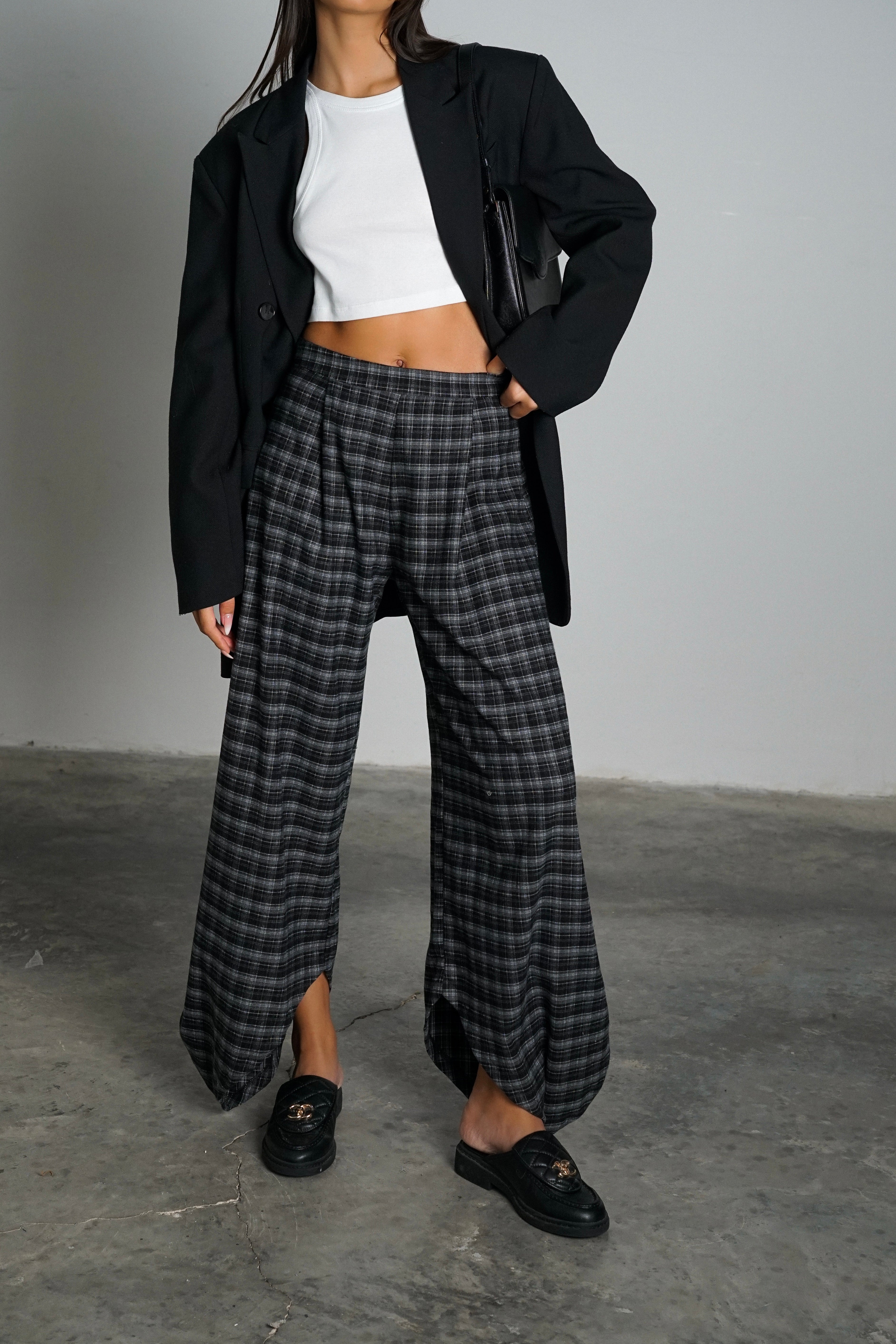 מכנסי אייזיק-שחור