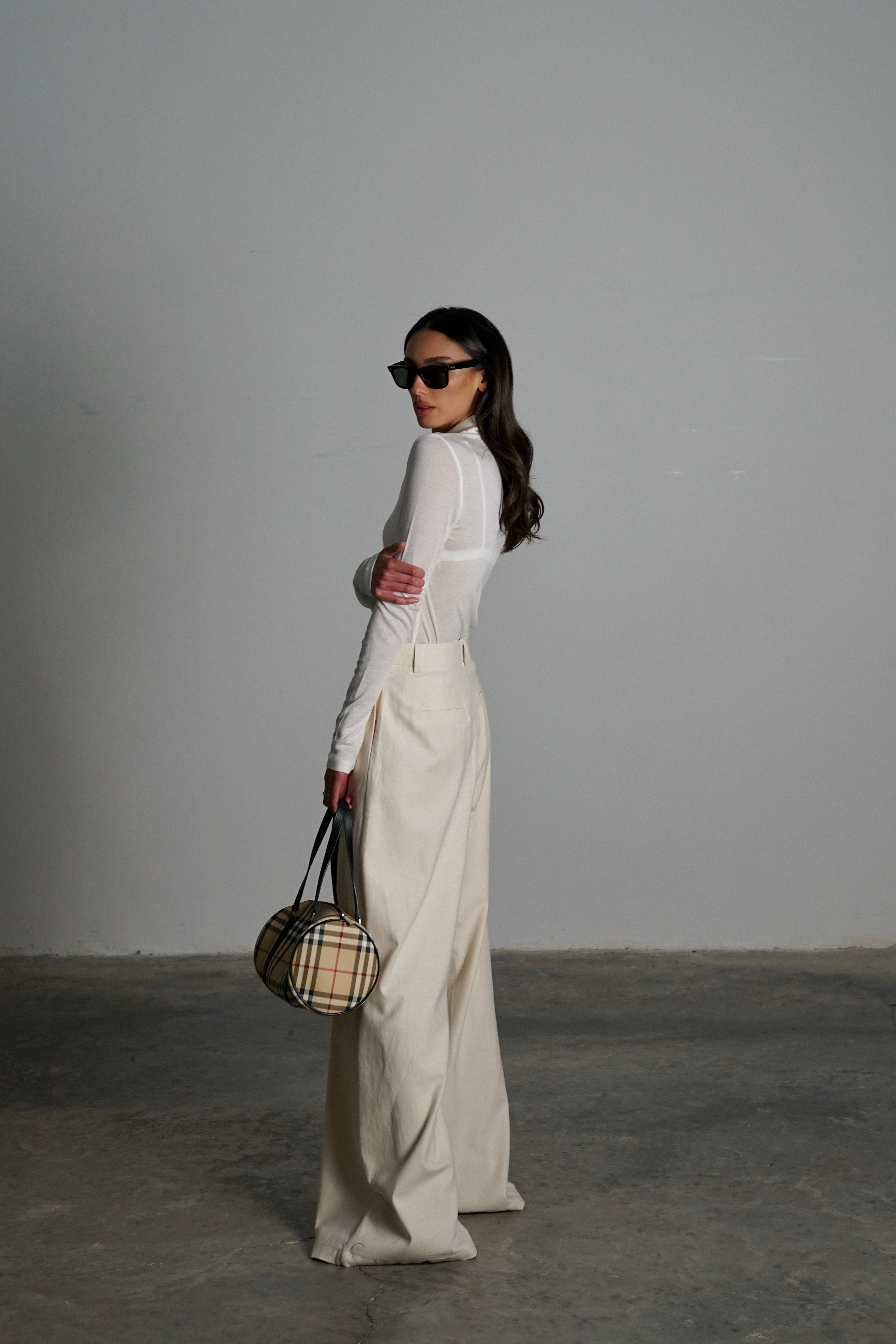 מכנסי רינו-שמנת