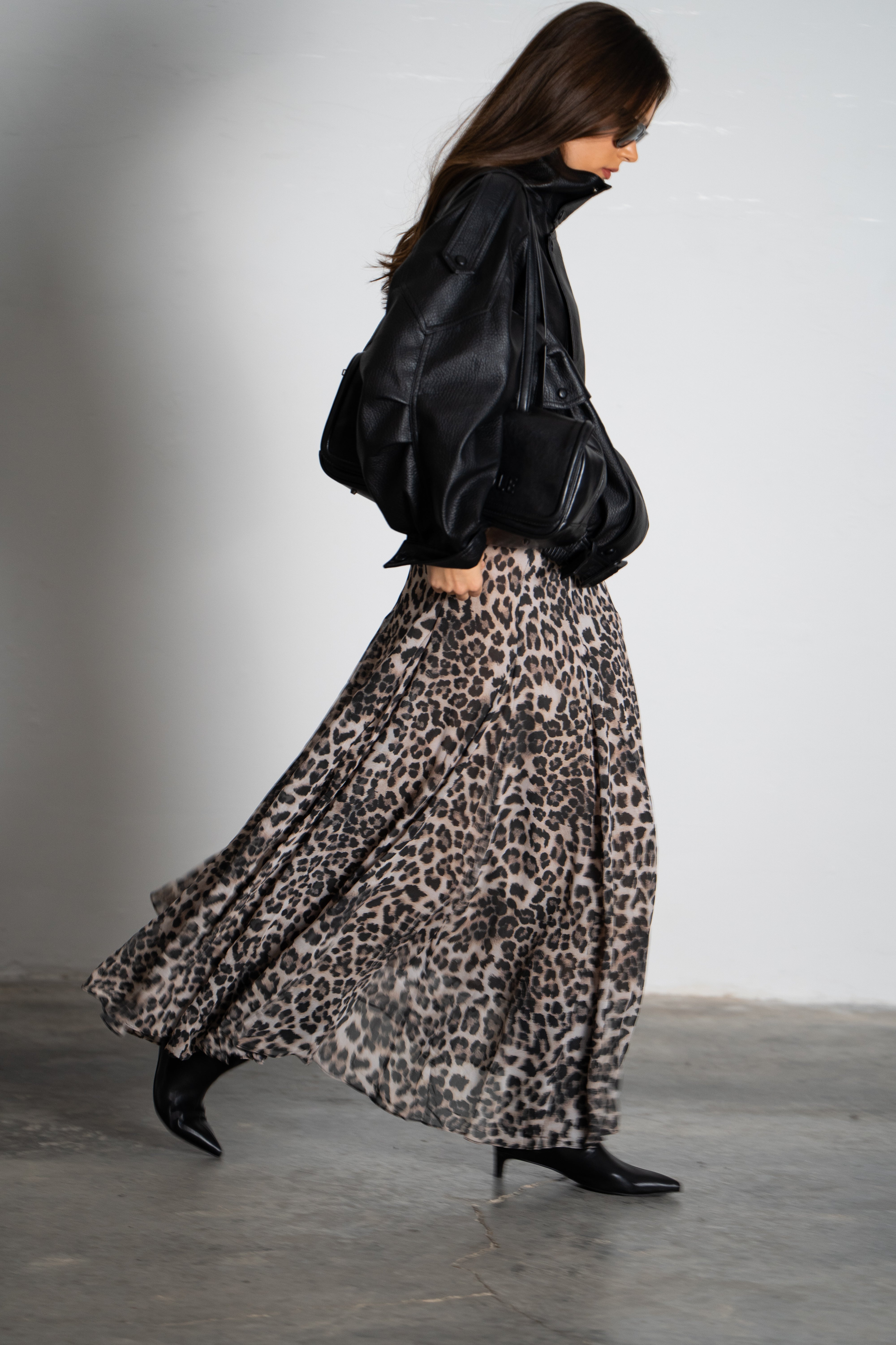 חצאית טנסי-אפור