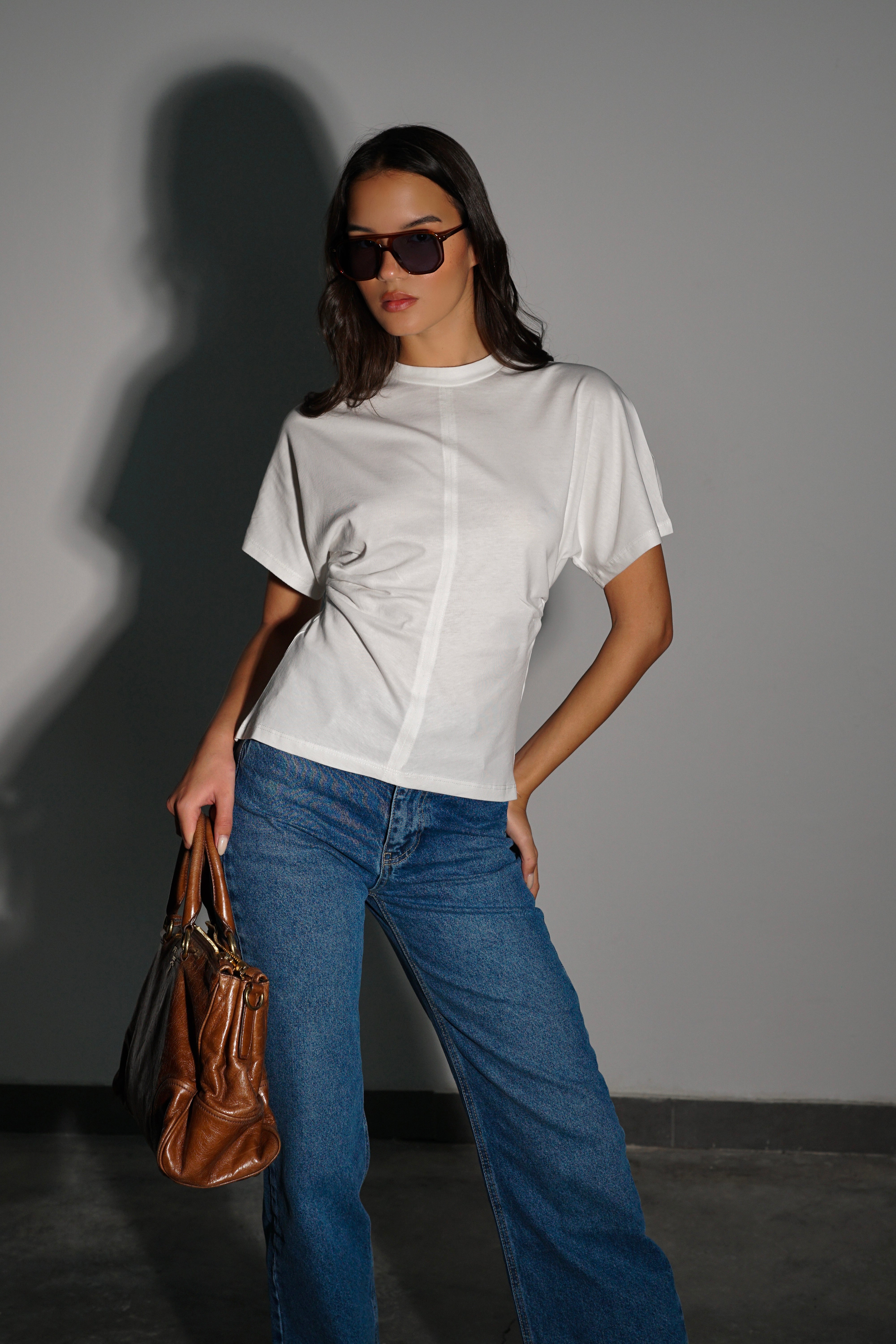 חולצת סייט-לבן