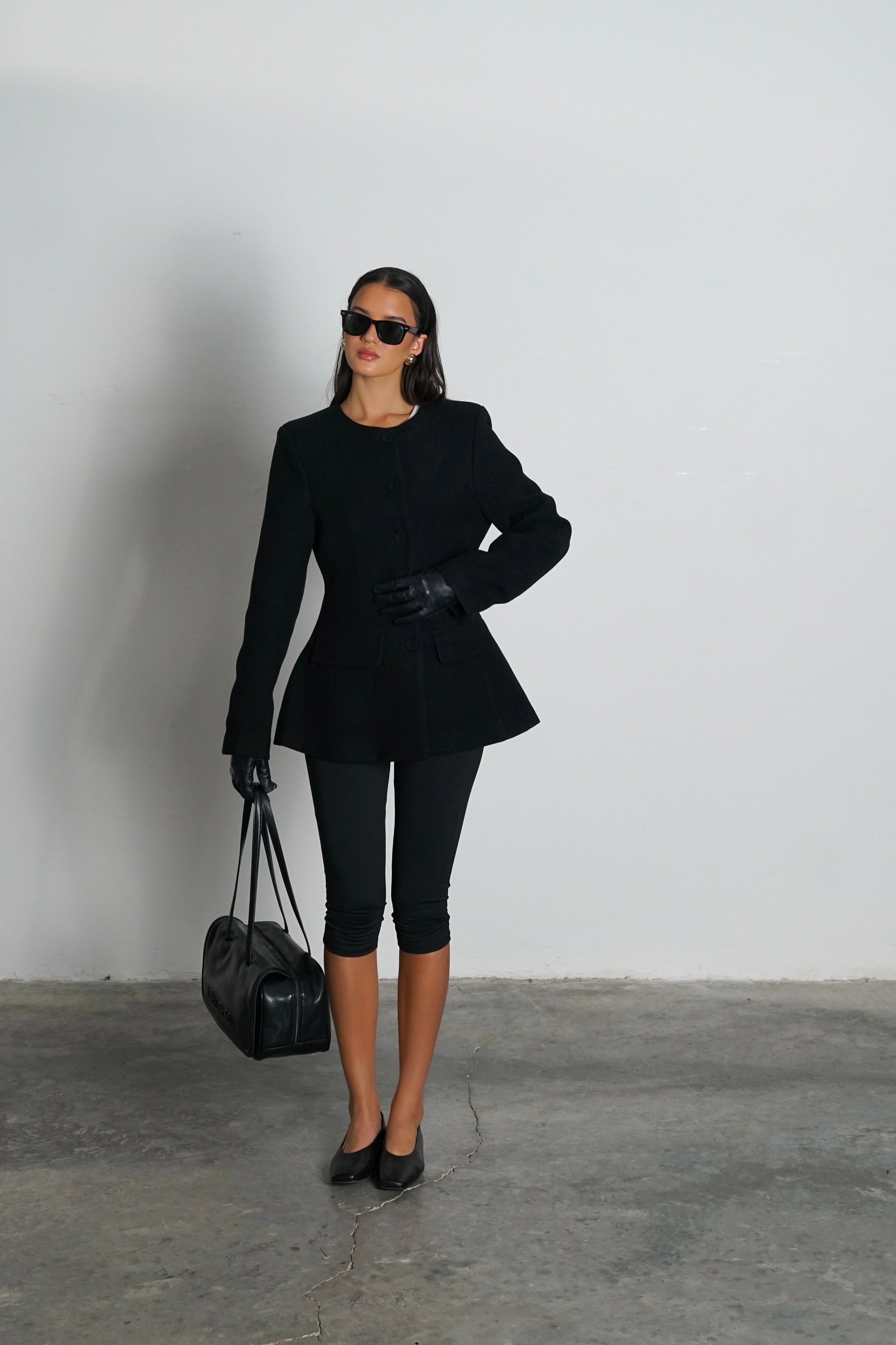 ג'קט ריג'ינה-שחור