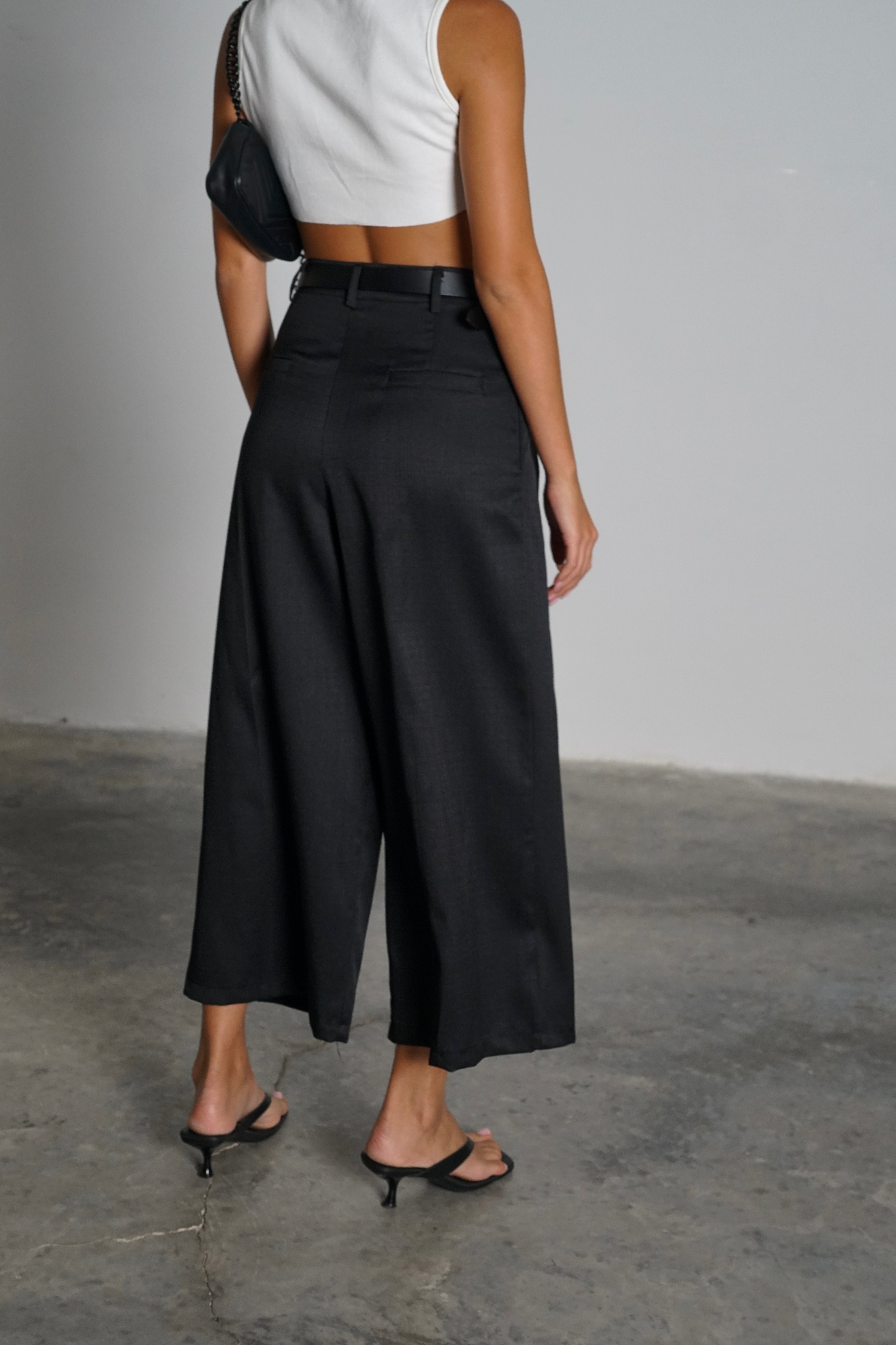 מכנסי רזילין-שחור