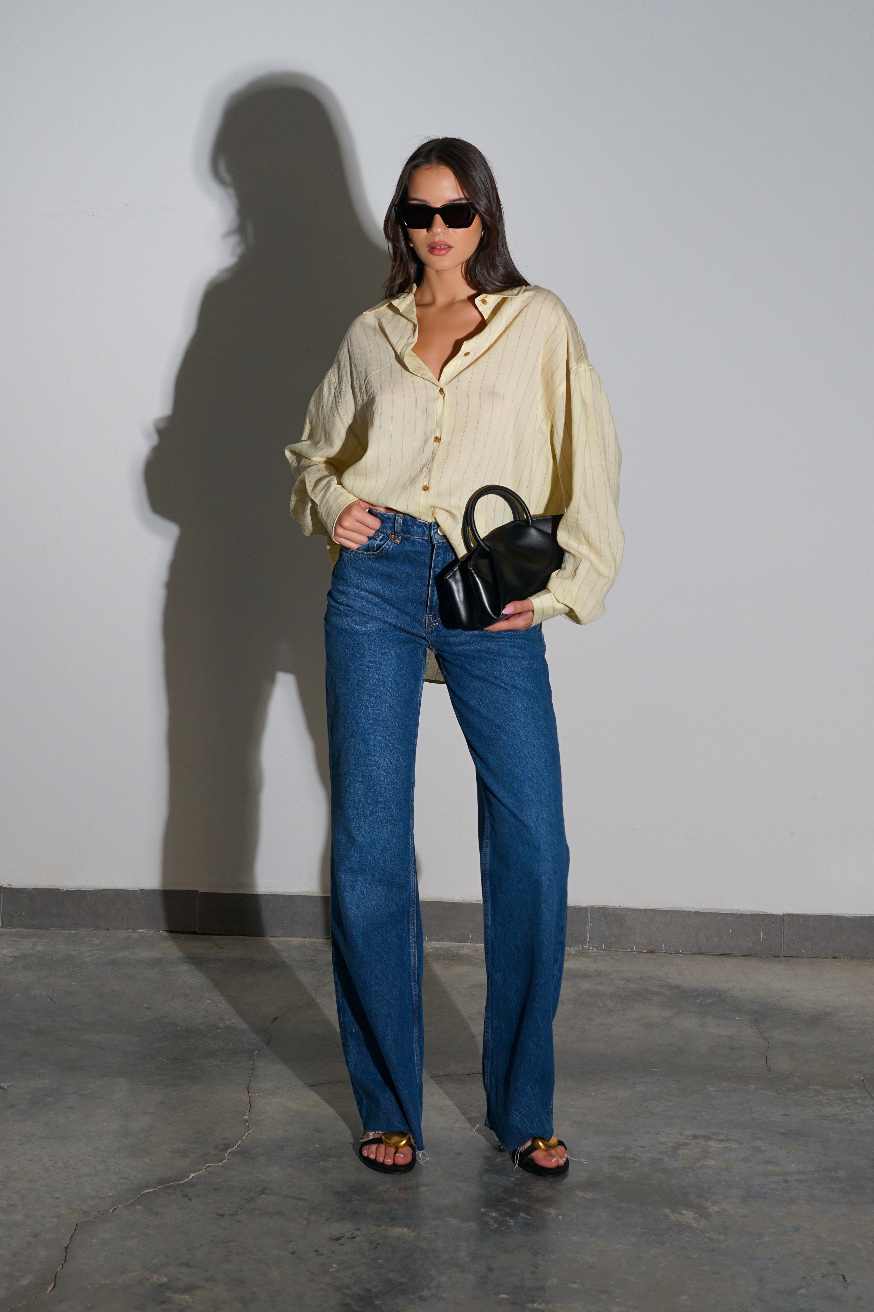 חולצת קאפרי-צהוב