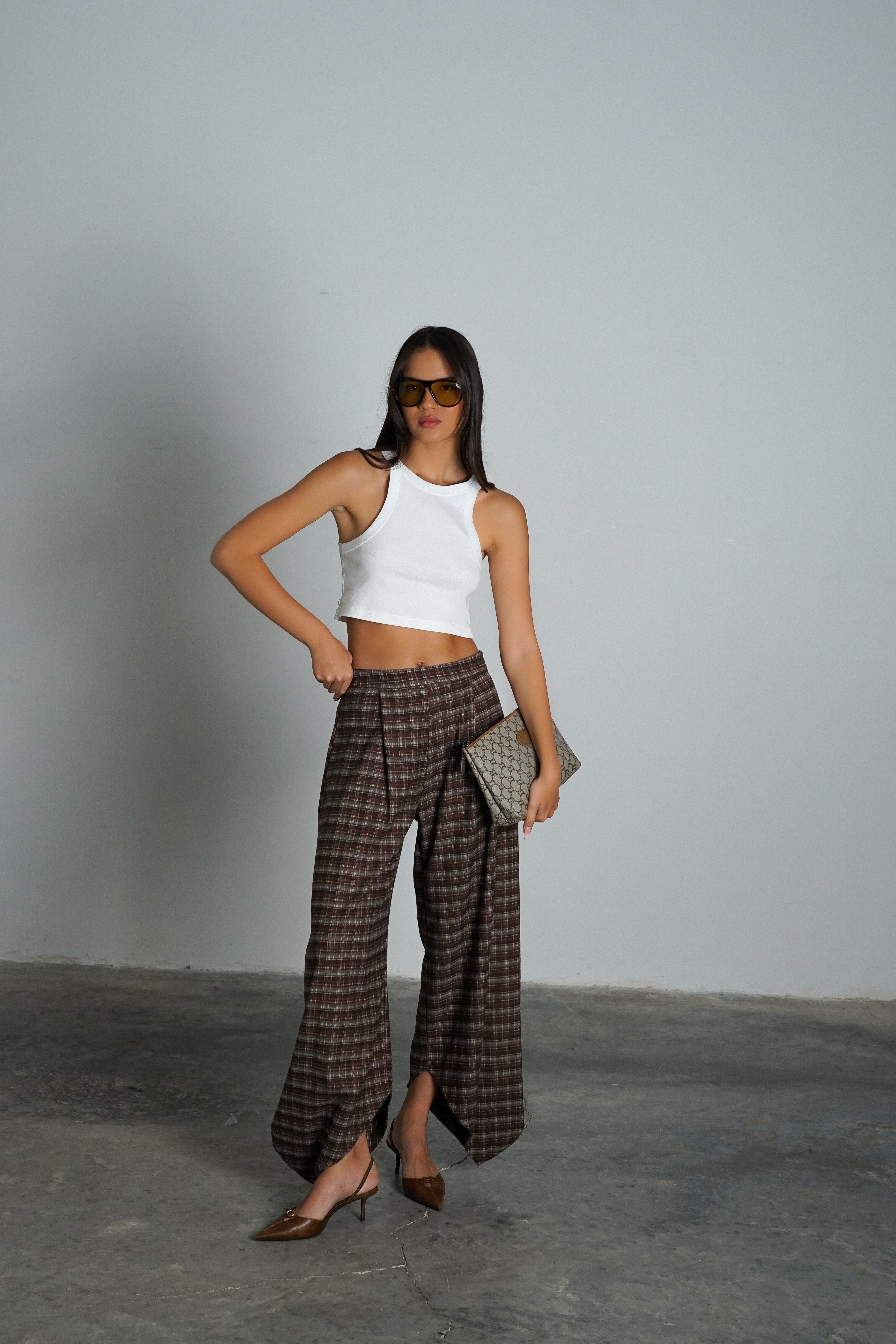 מכנסי אייזיק-חום