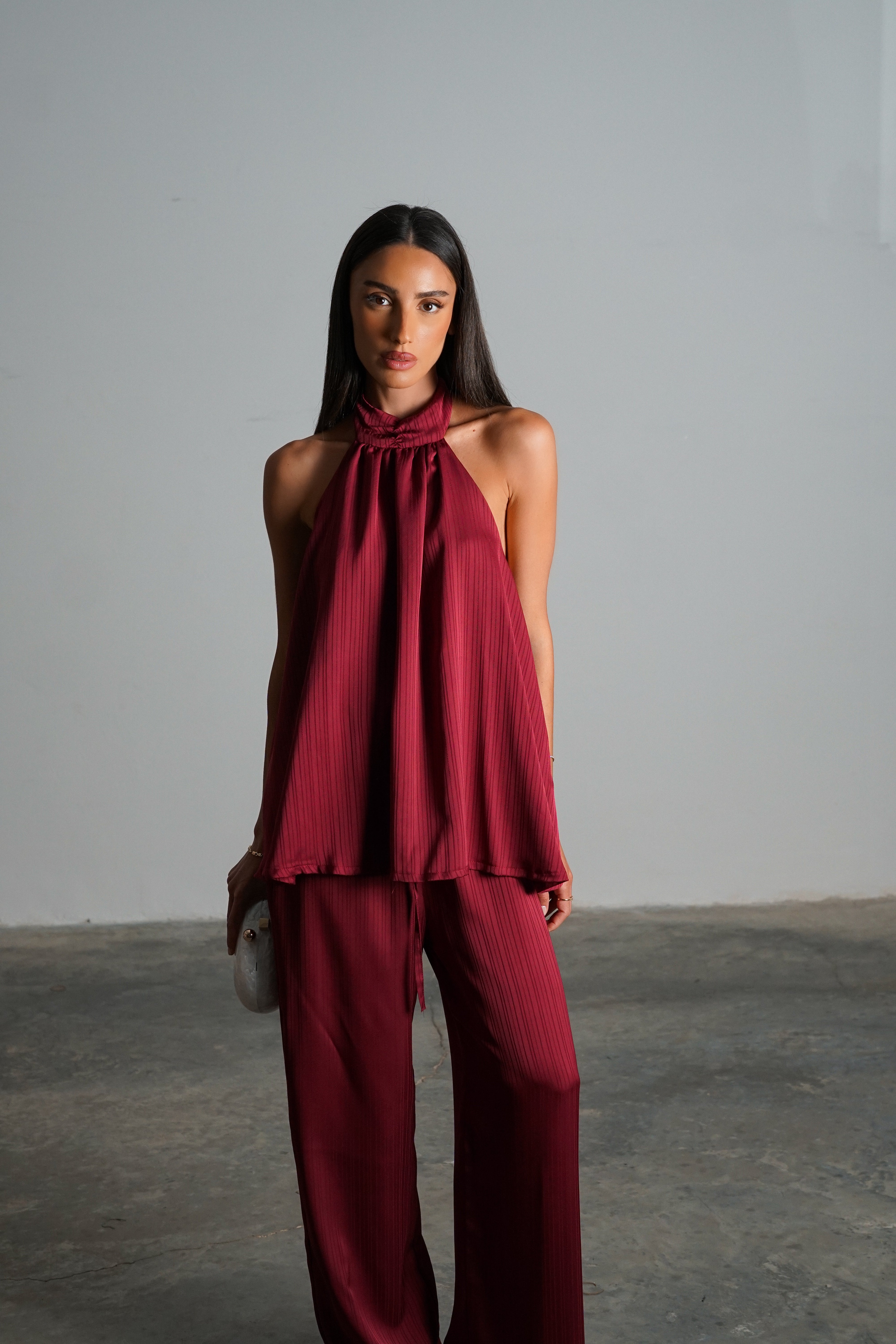 חליפת מקיאטו-בורדו