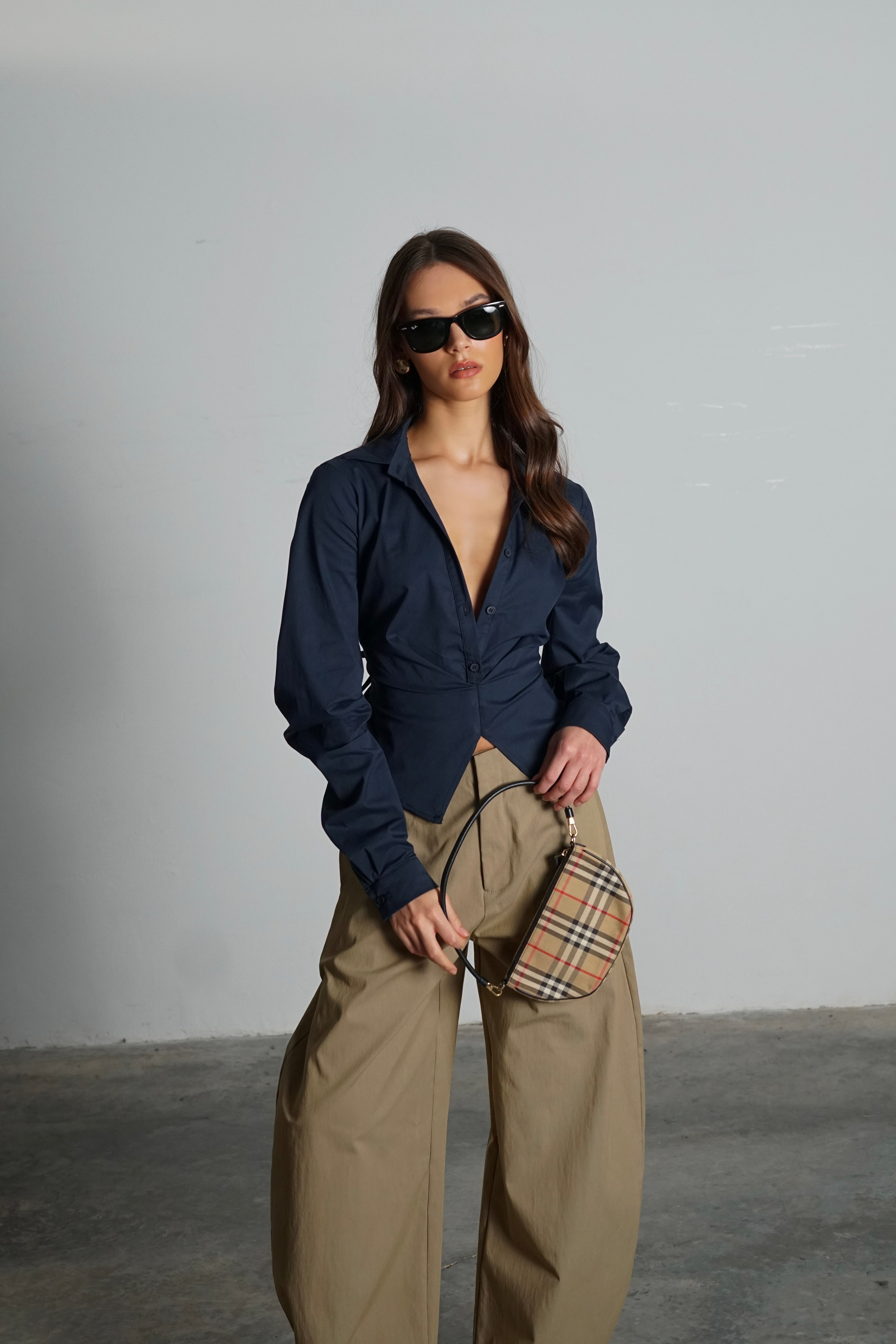 חולצת סאנסה-כחול