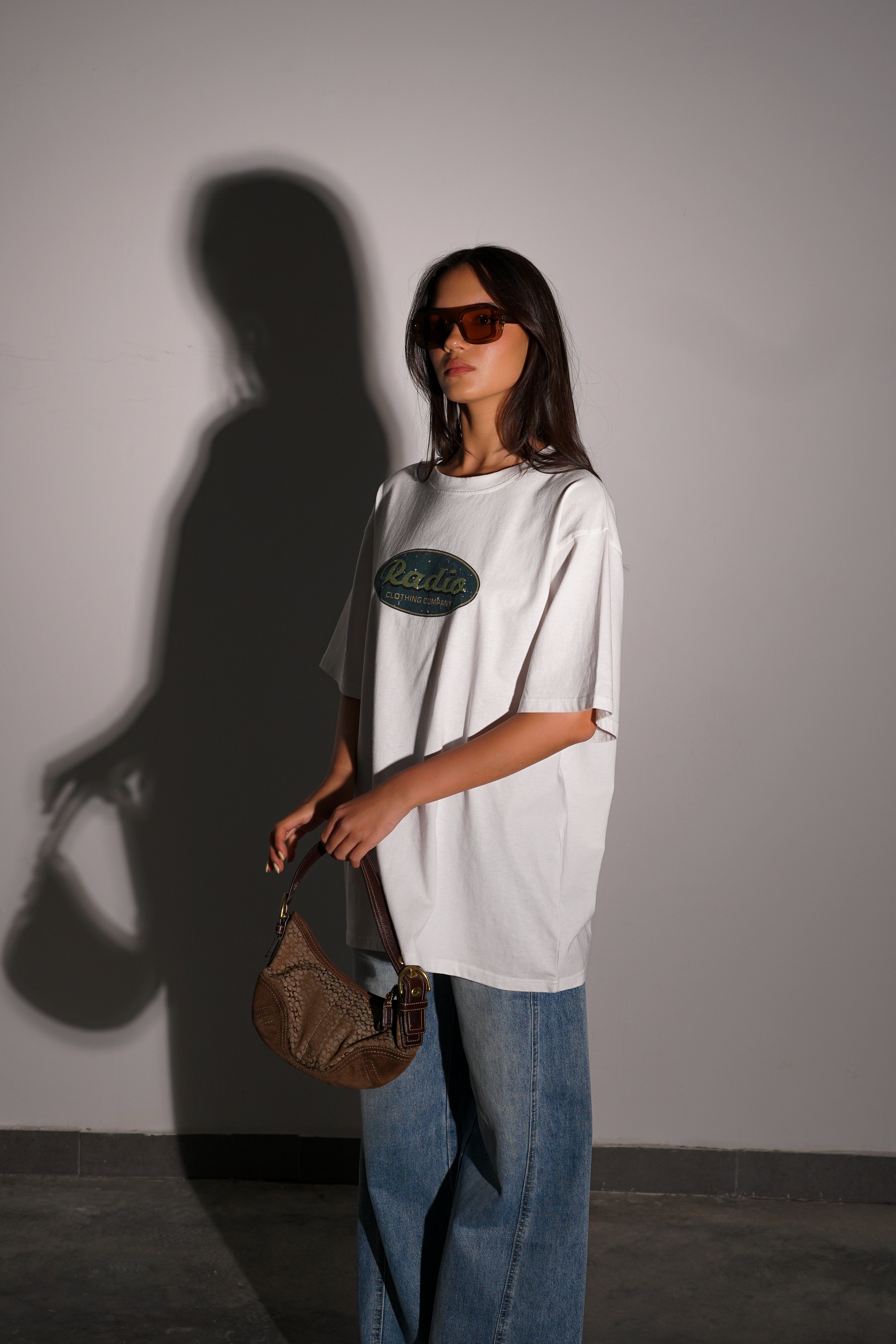 חולצת קרוס-לבן