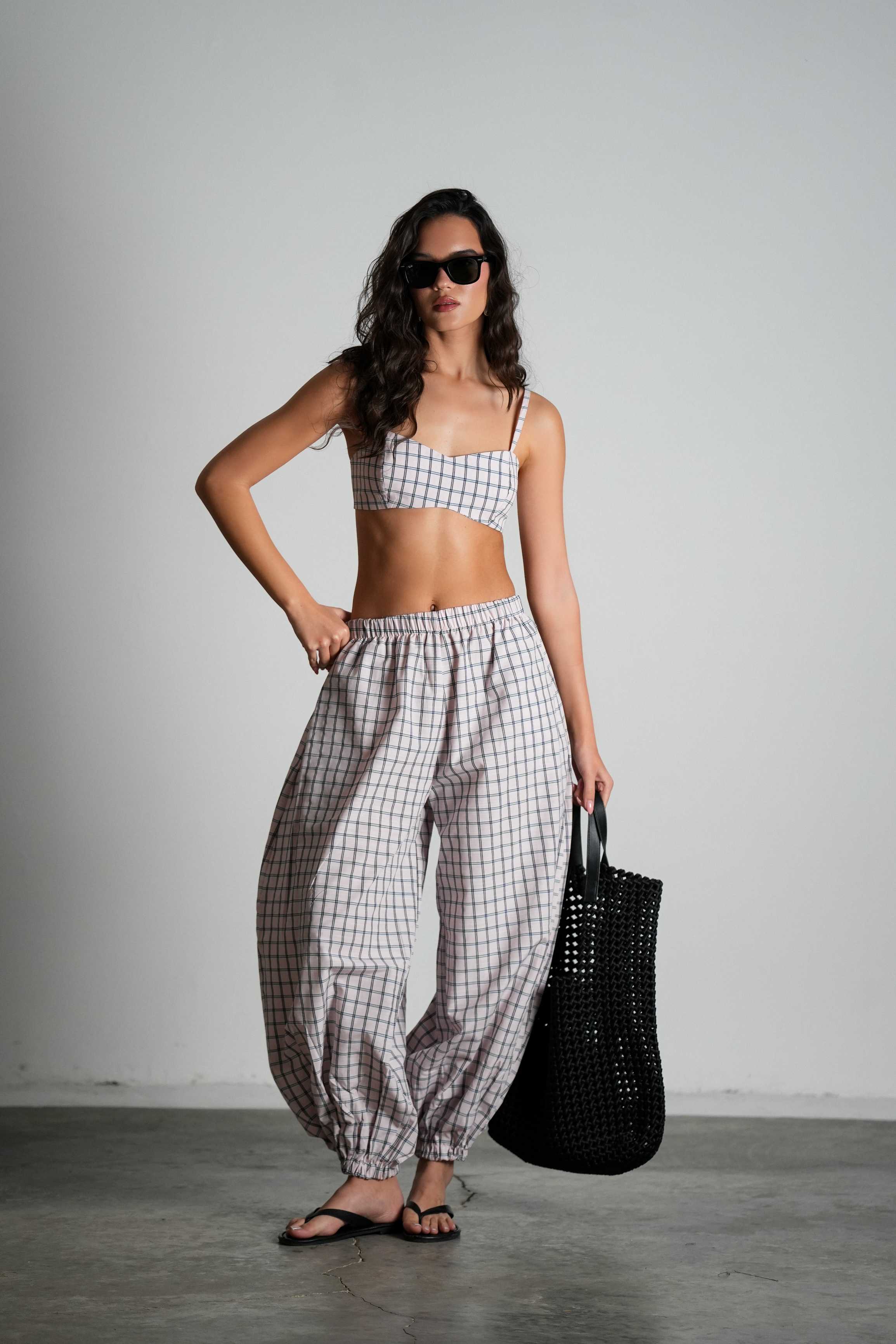 חליפת דקטון-ורוד משבצות