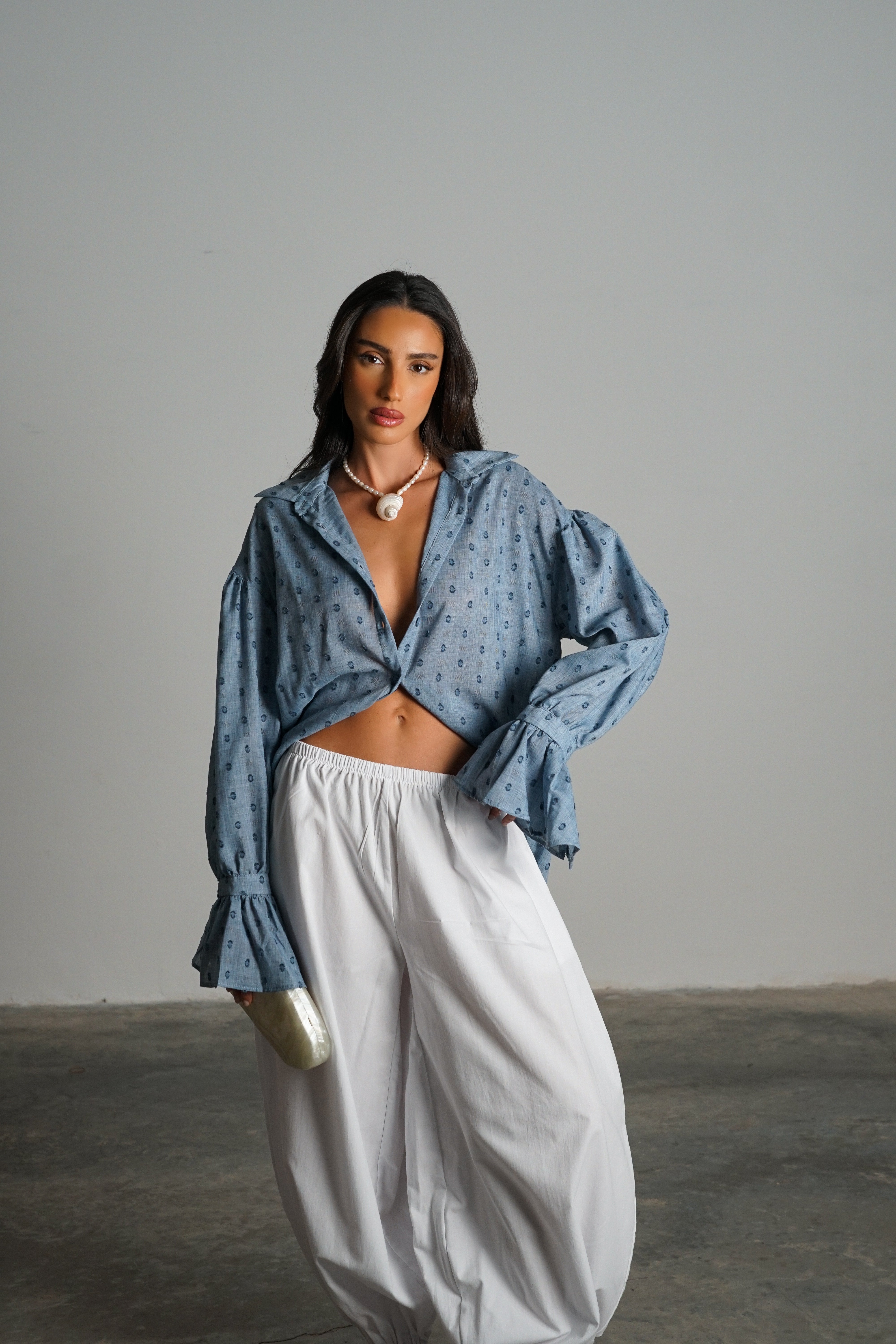 חולצת דונטלה-כחול