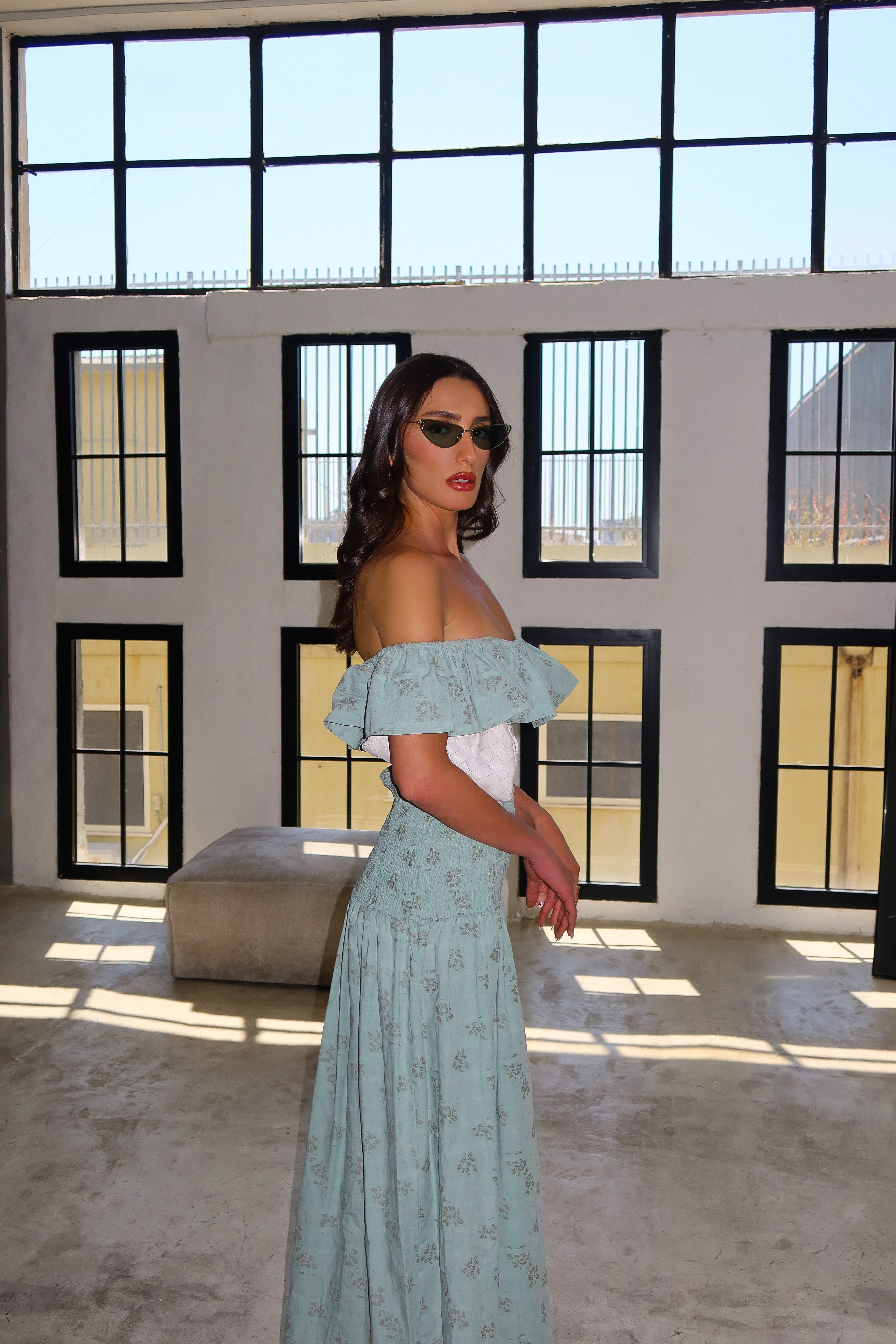 שמלת ריטה-מנטה