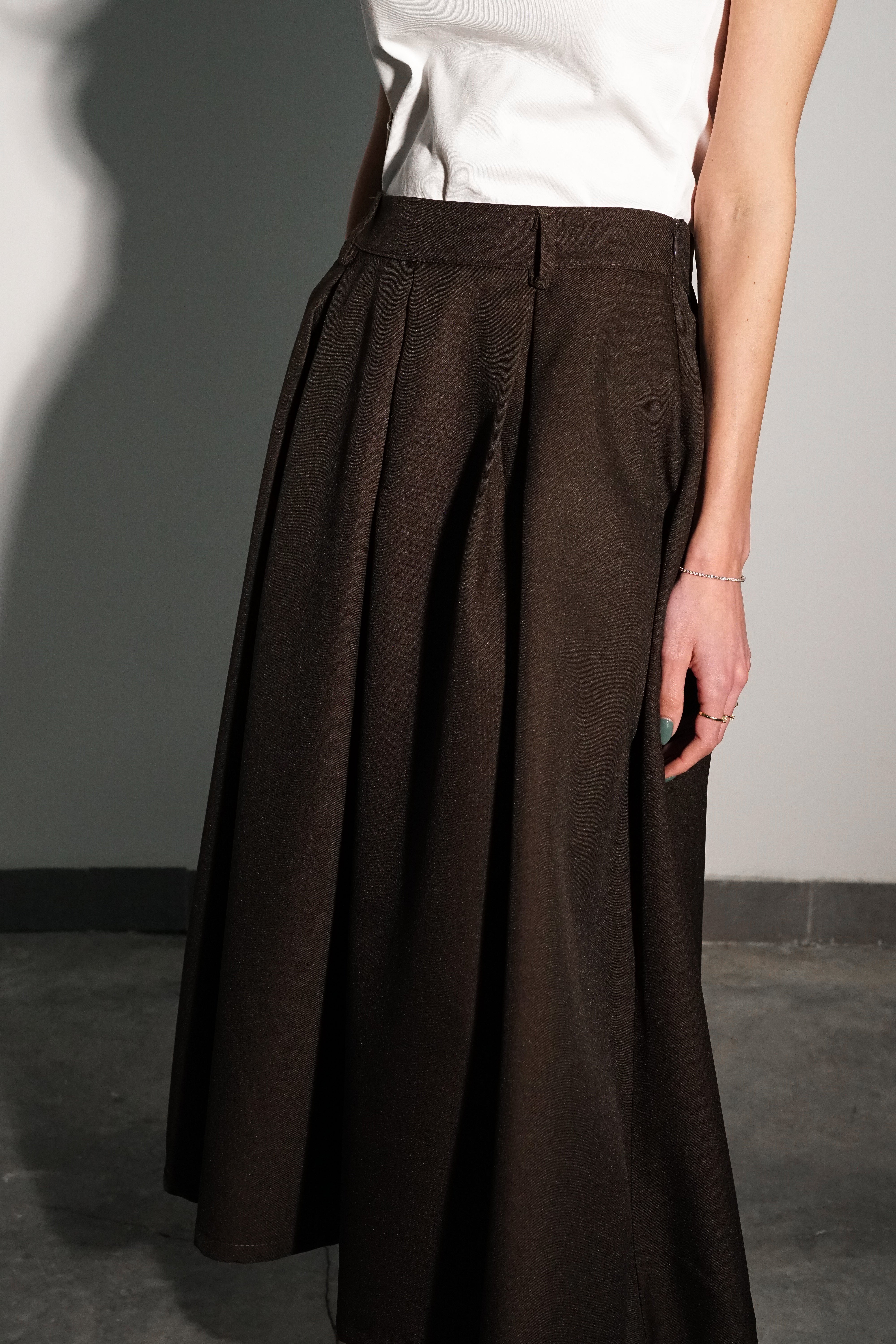 חצאית גרייס-חום