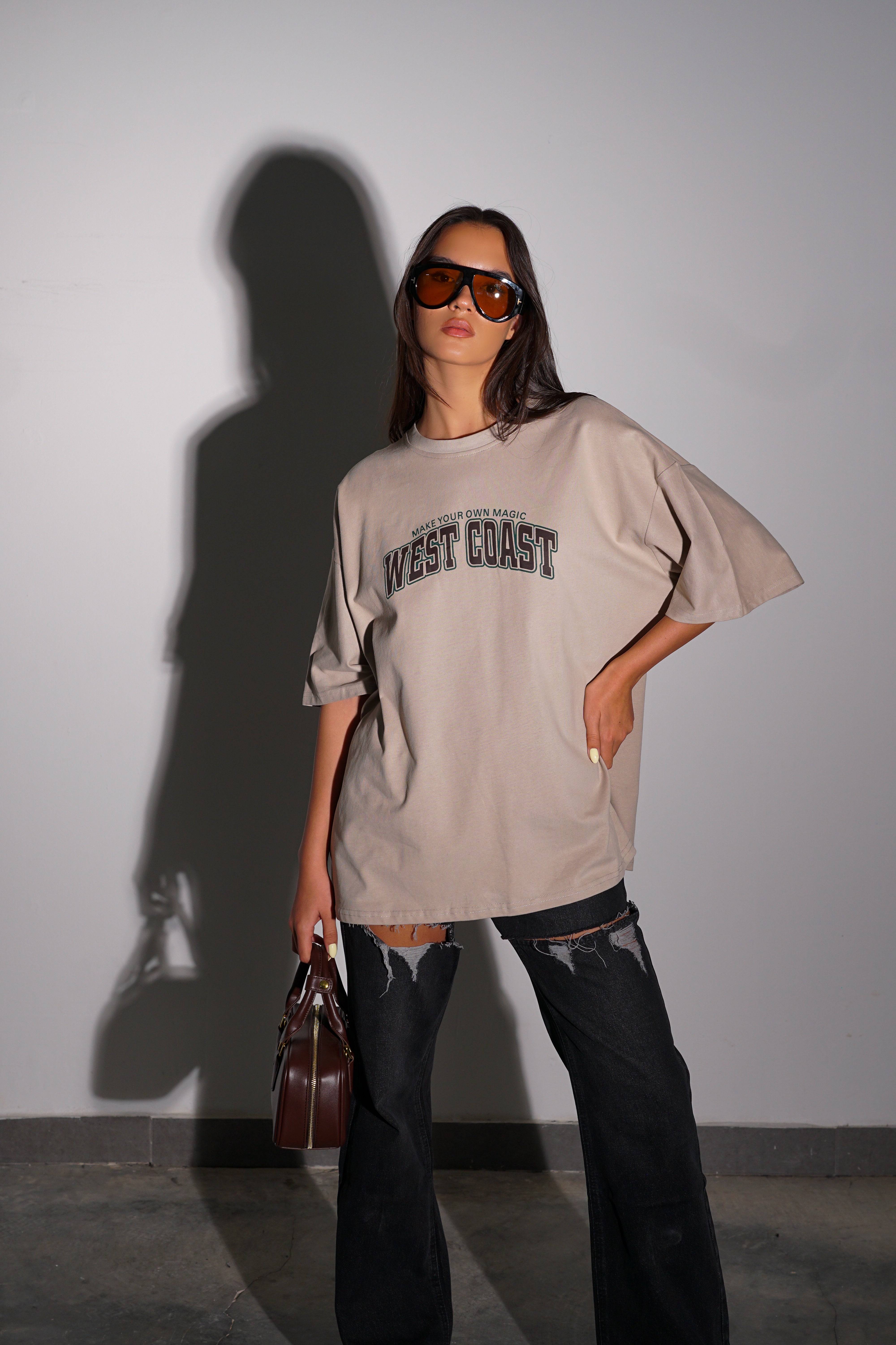 חולצת סימוס-מוקה