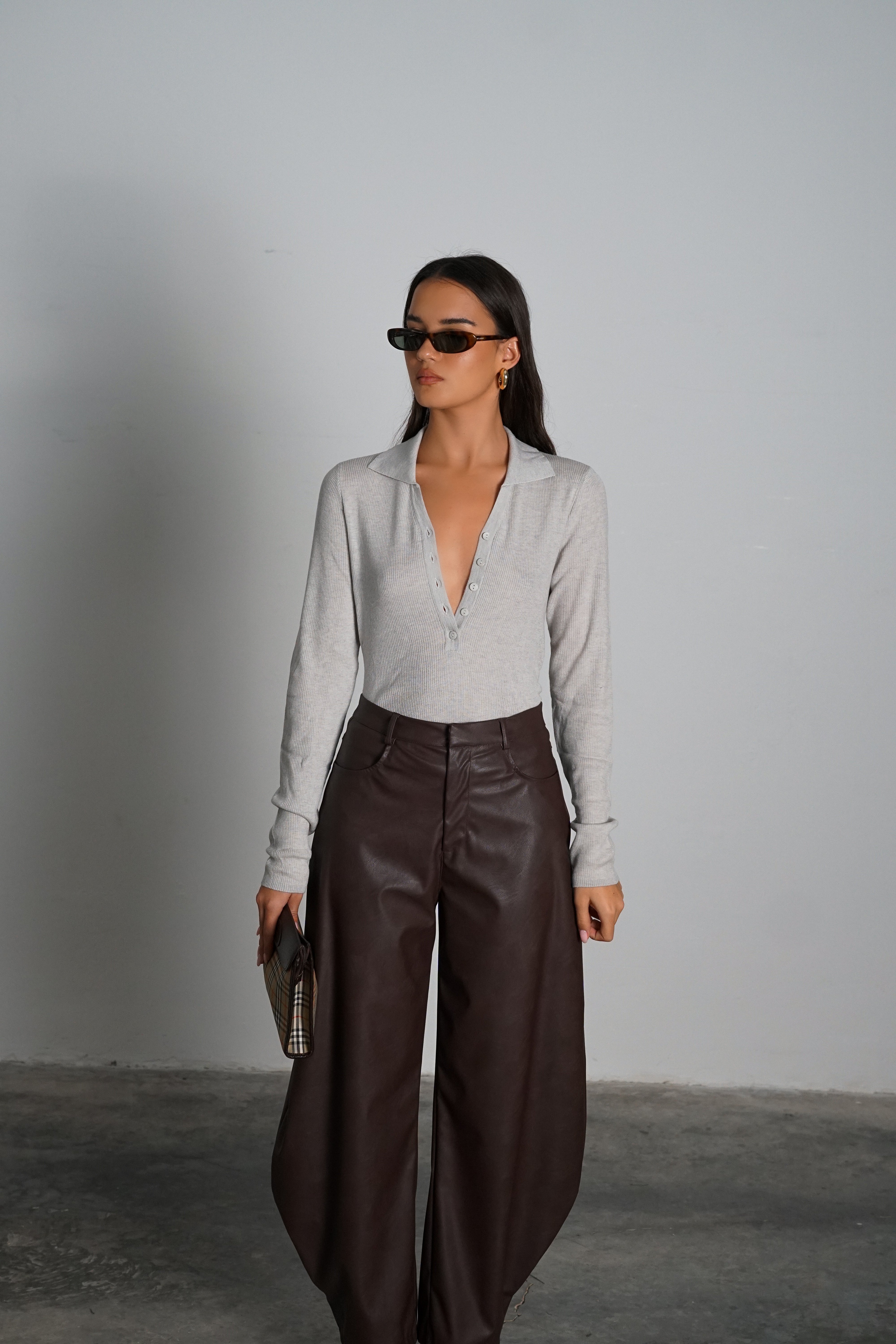 מכנסי קיסו-חום