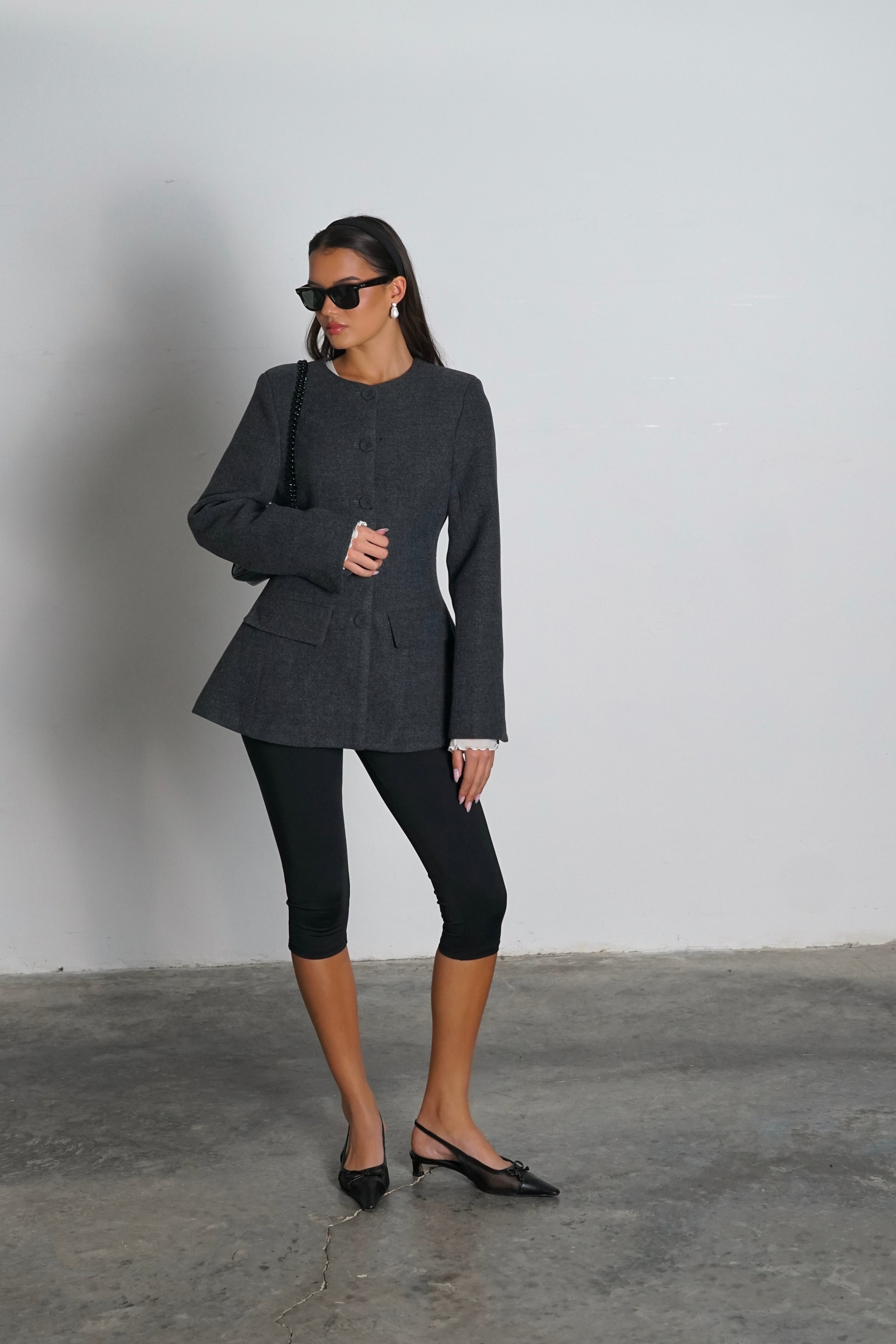 ג'קט ריג'ינה-אפור