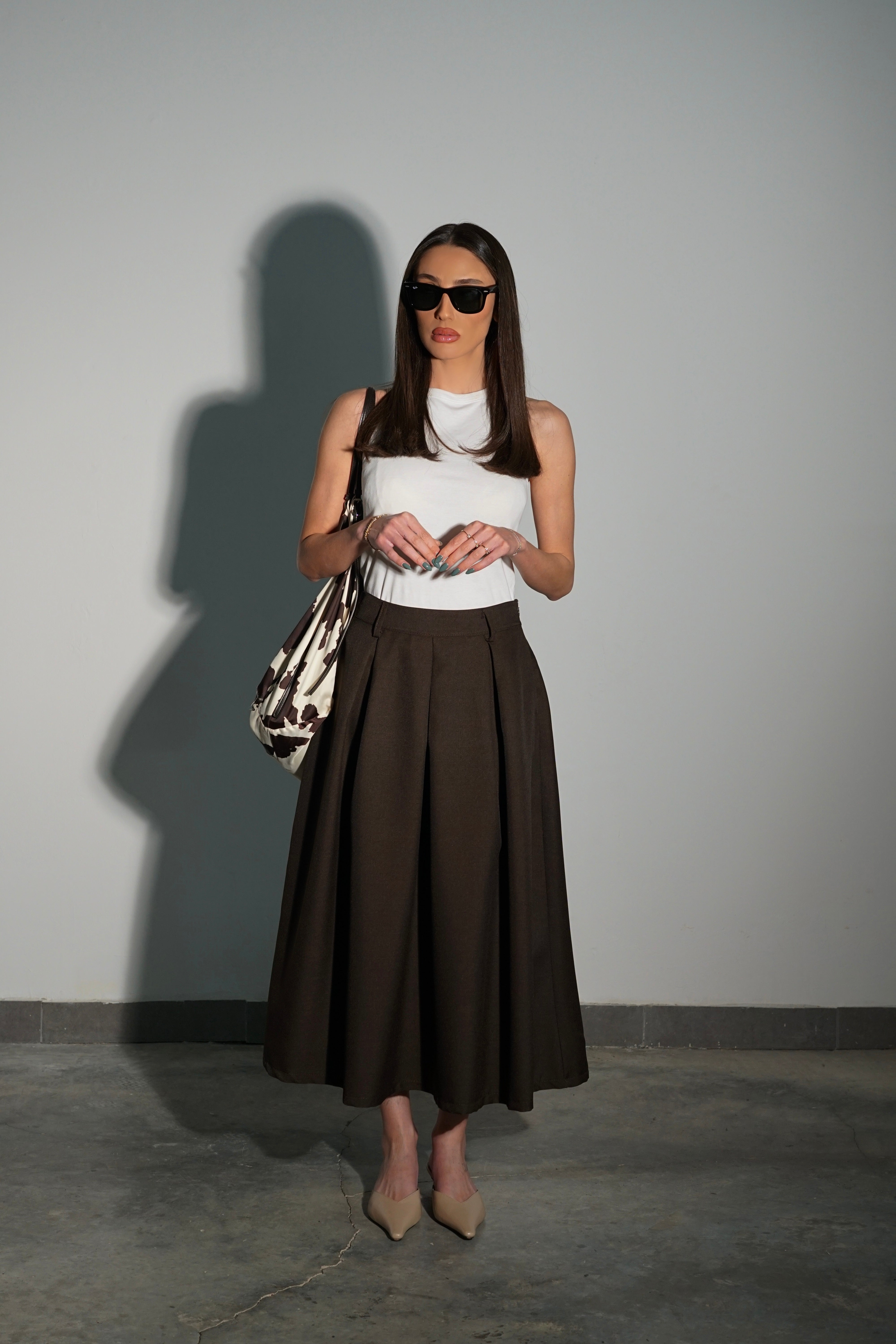 חצאית גרייס-חום