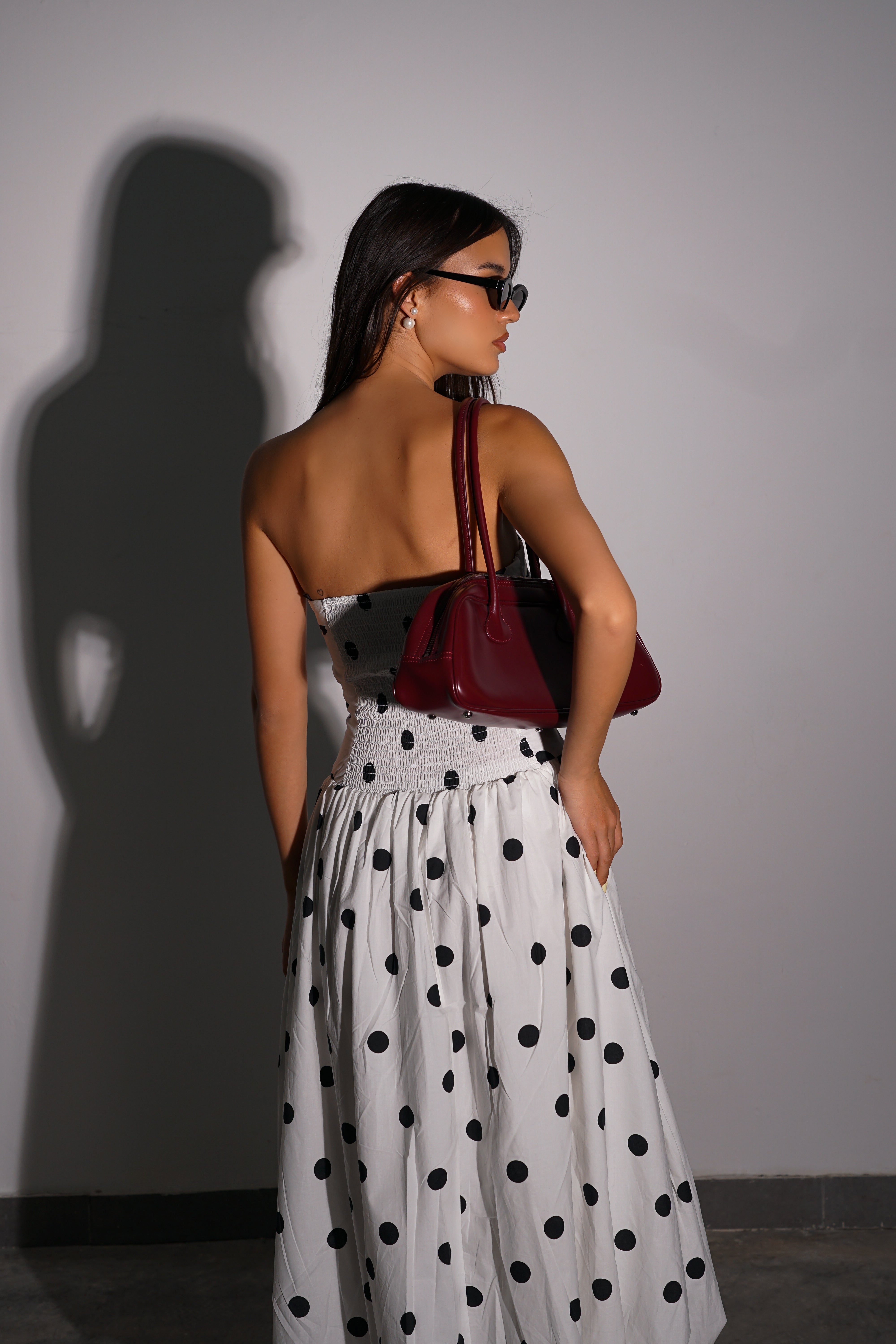 שמלת אלכסינה-לבן