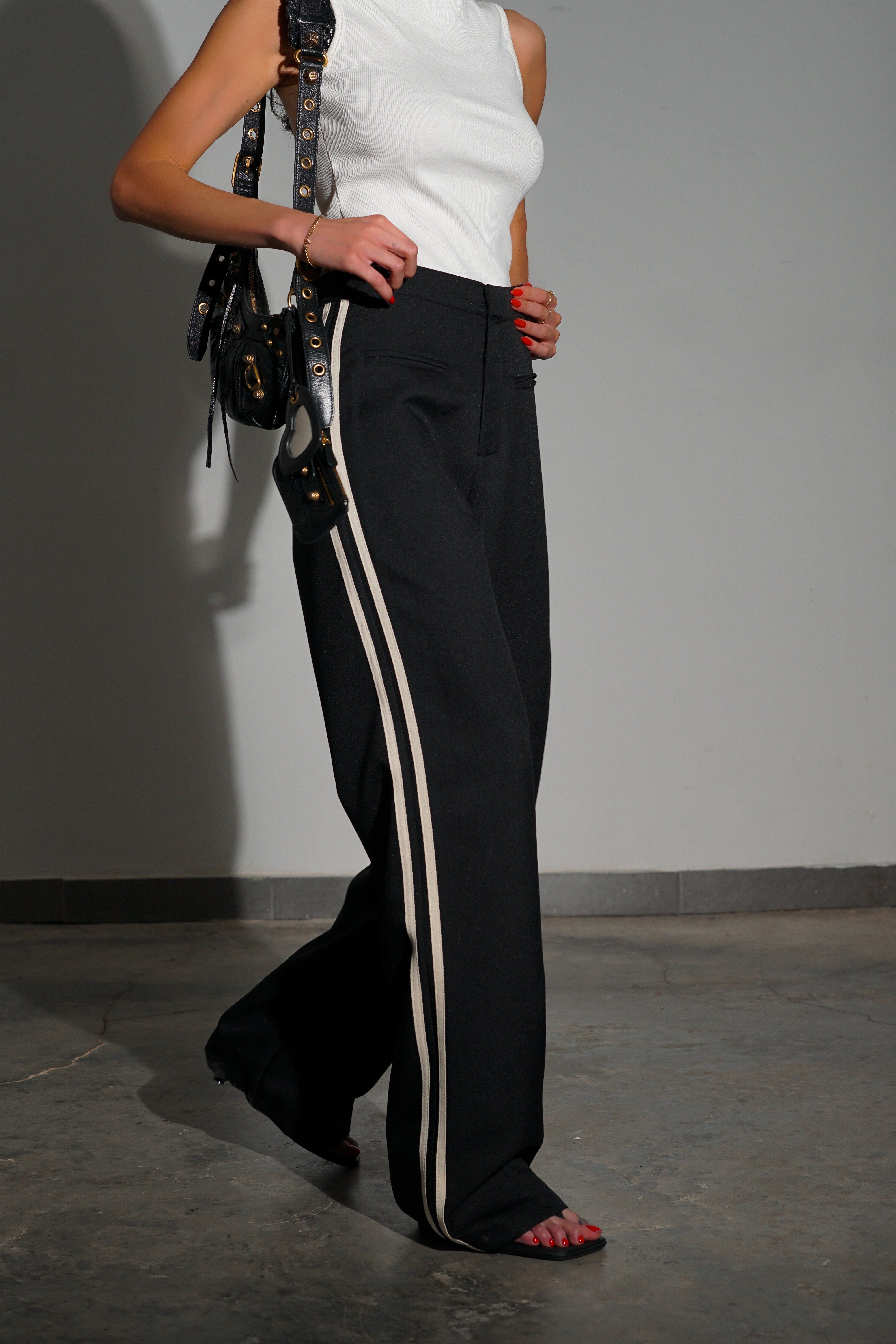 מכנסי ריילי-שחור