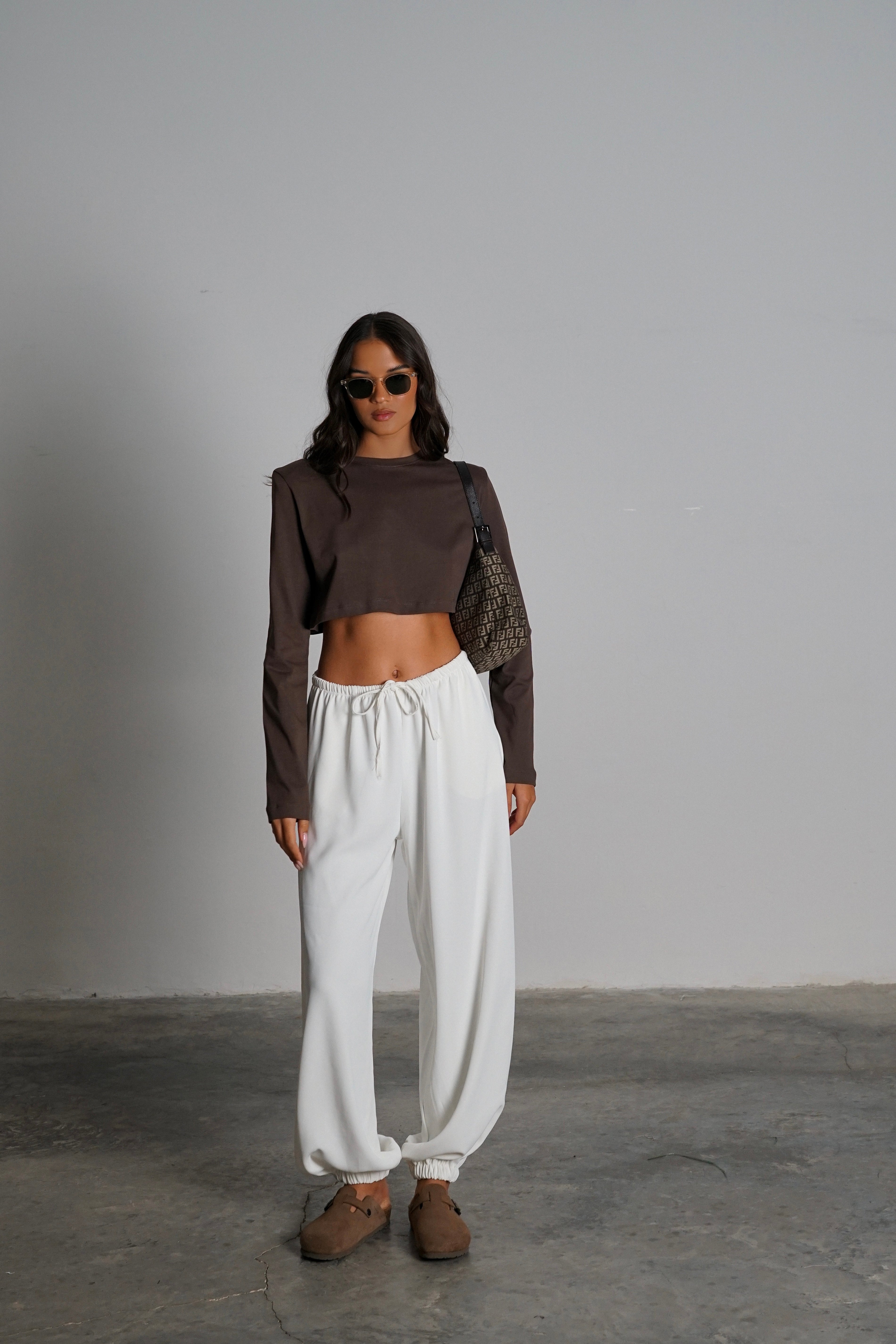 חולצת פופ-חום