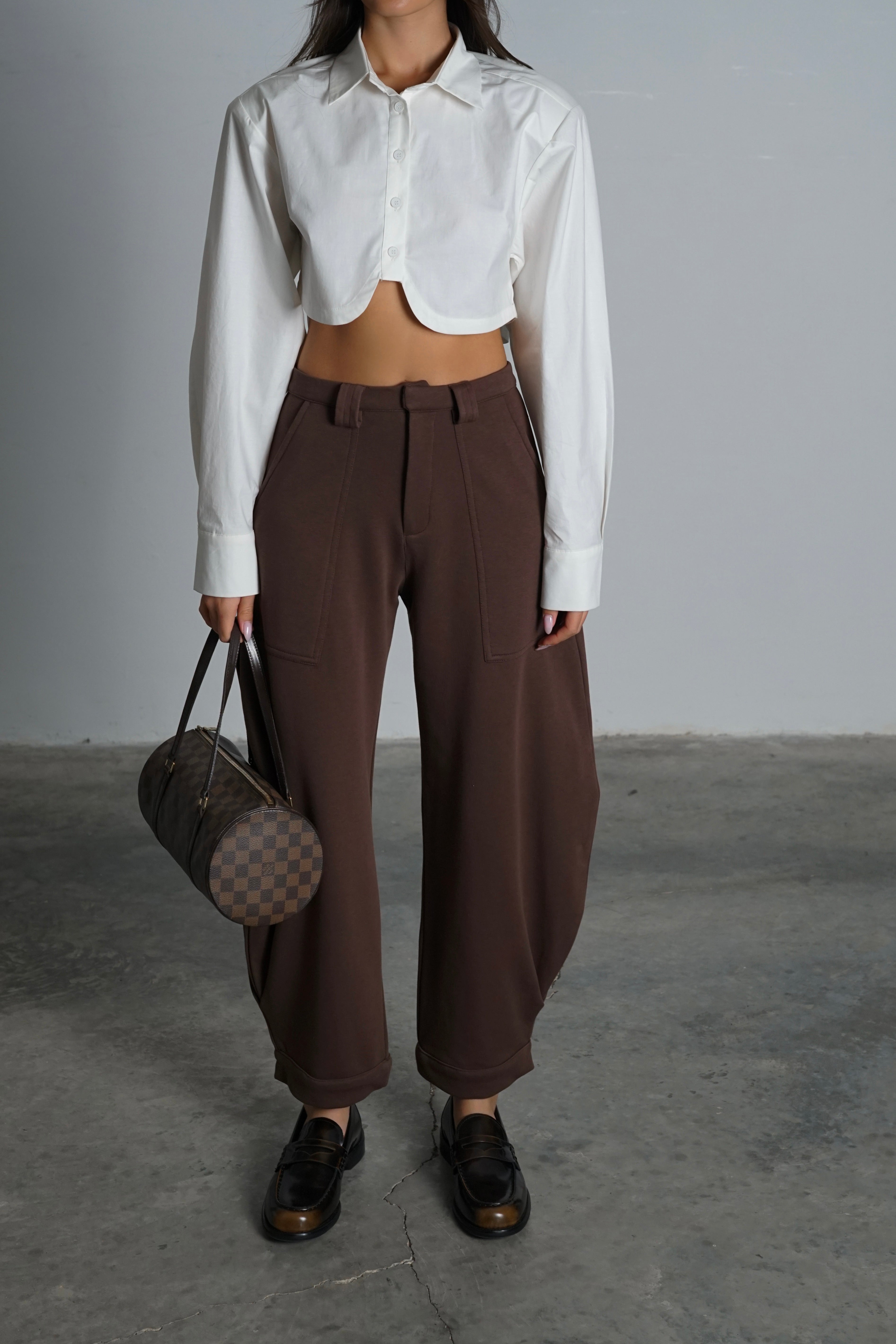 מכנסי בלוברניק-חום