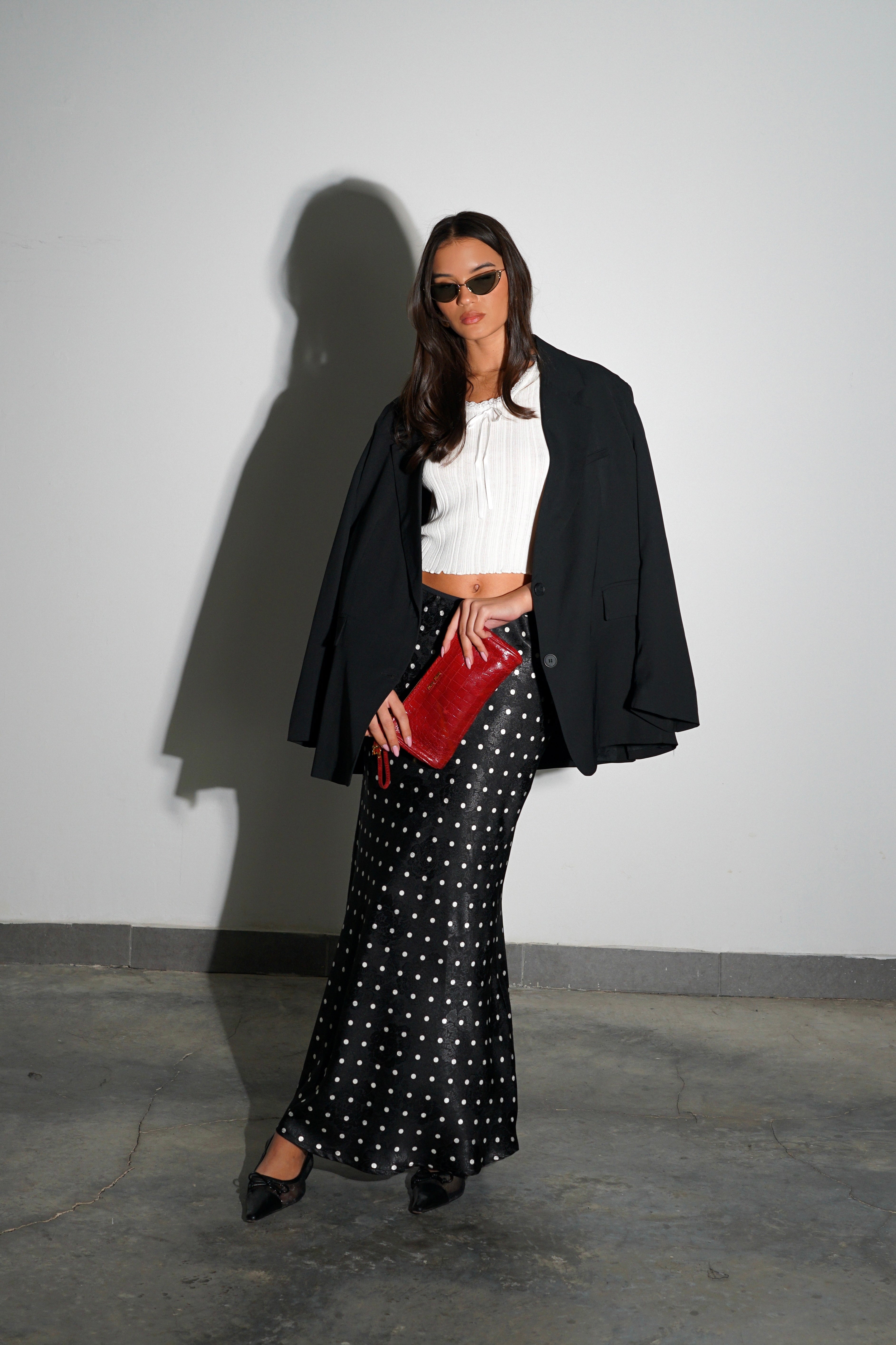 חצאית לואנה-שחור