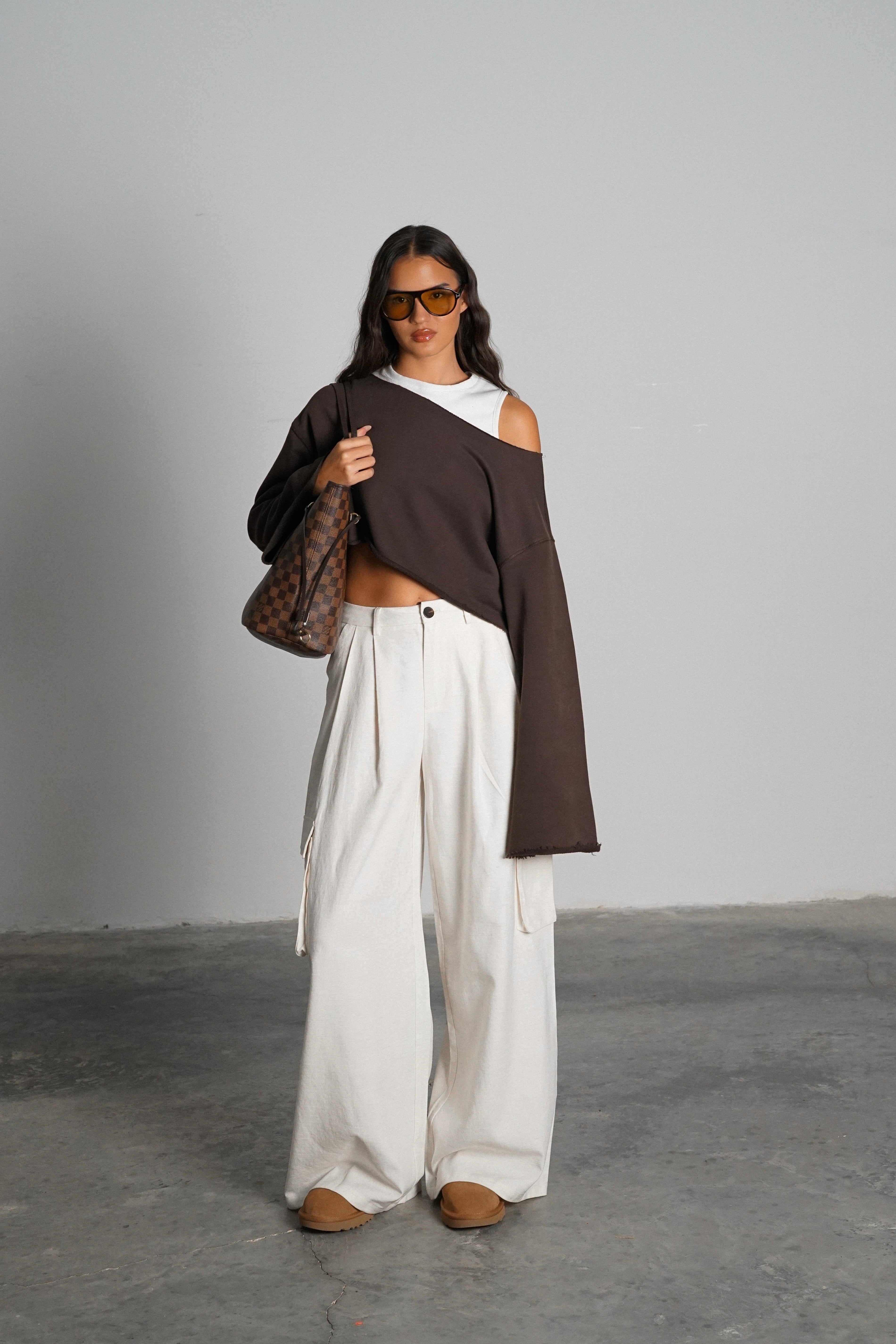 חולצת פירולי-חום