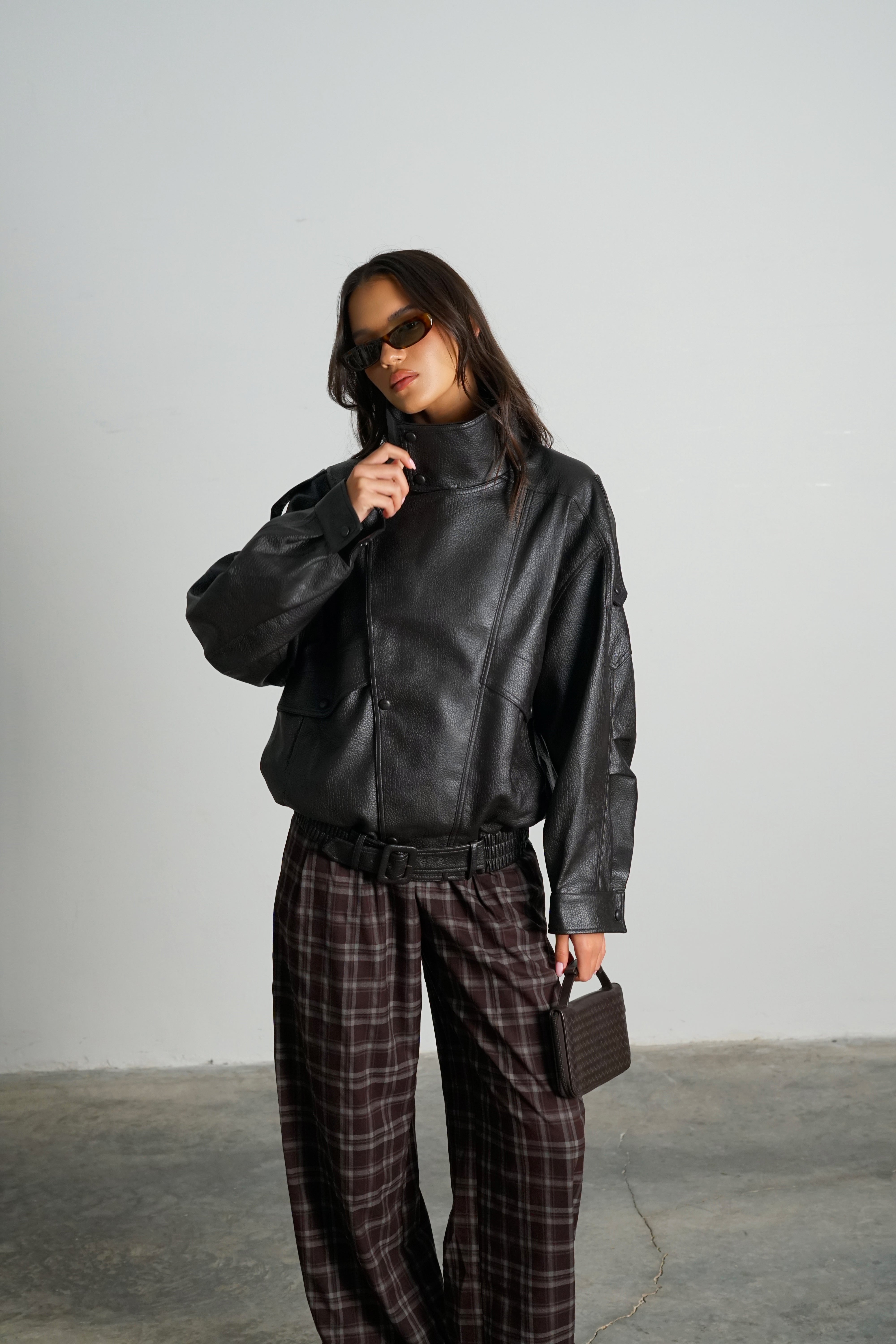 ג'קט מרלין-חום שוקולד