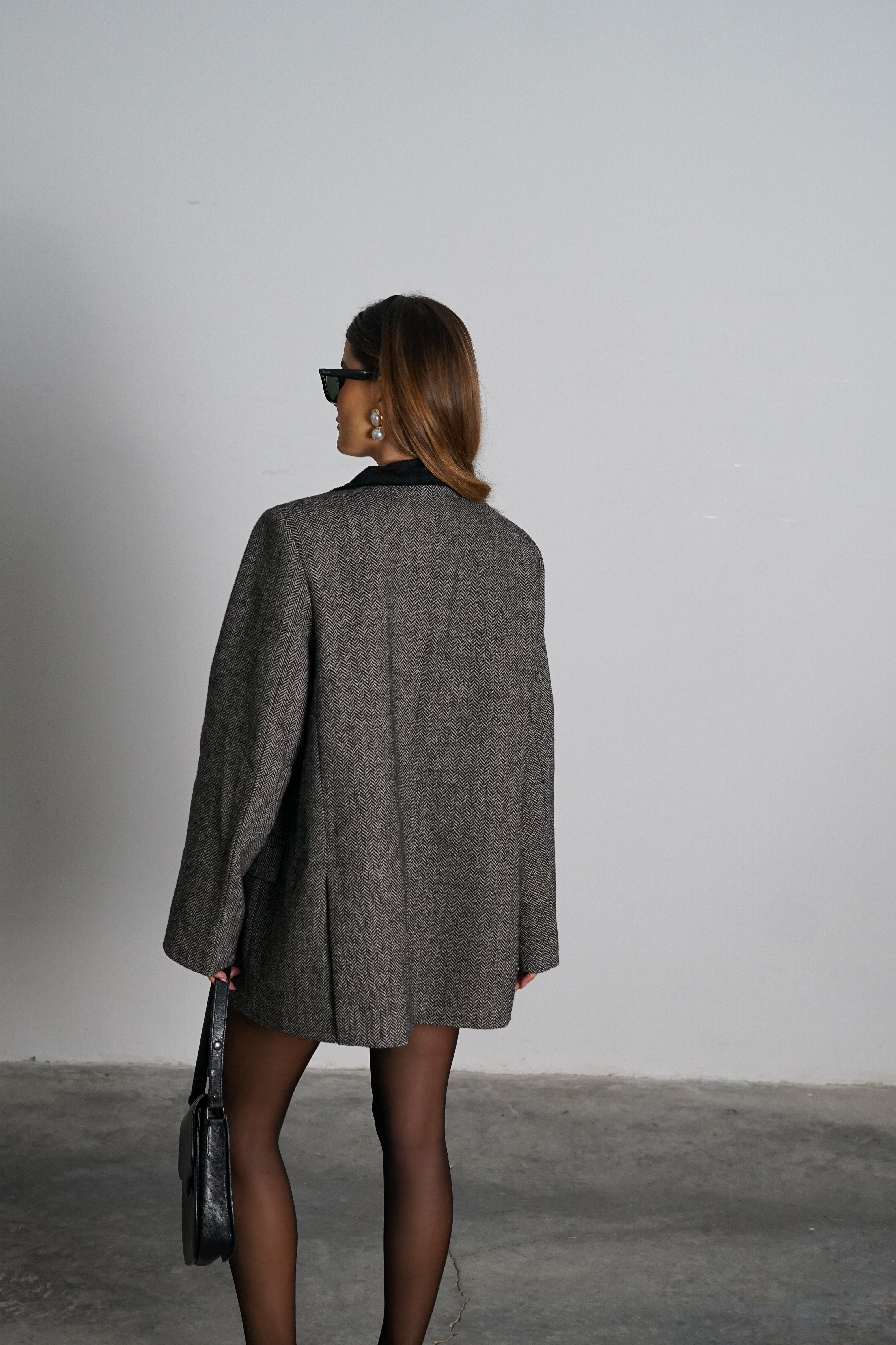 ג'קט סאנטל-שחור