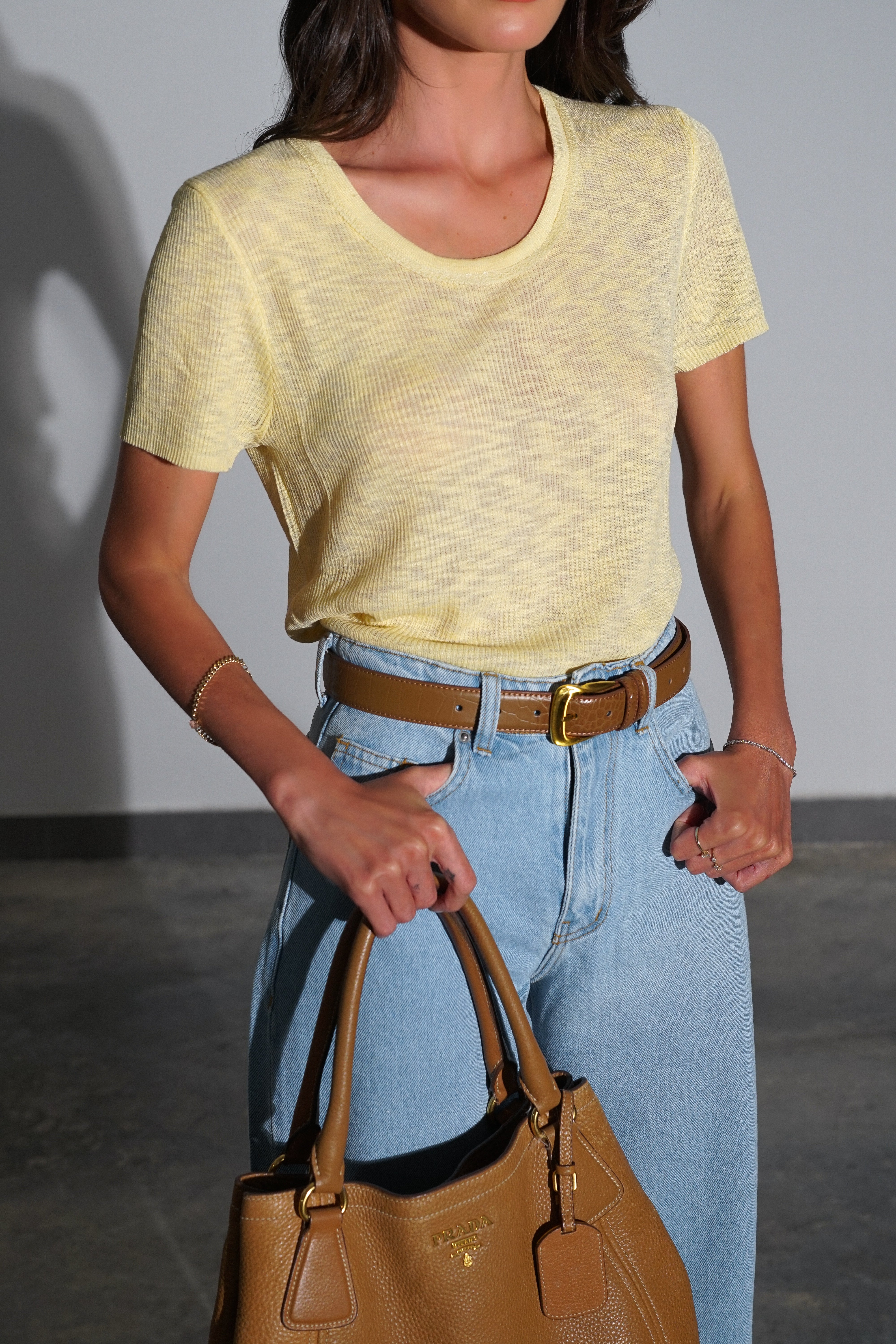 חולצת קירי-צהוב