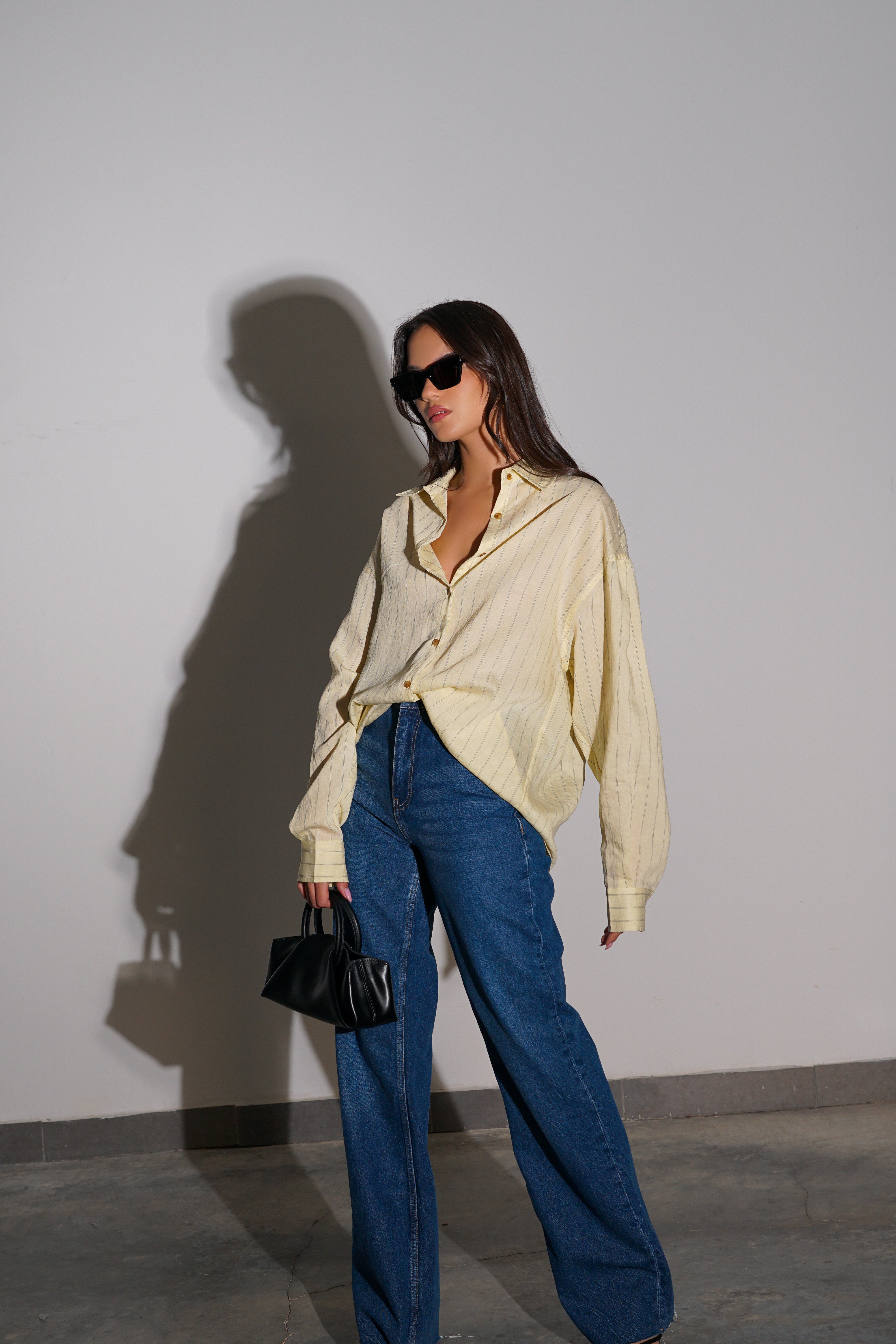 חולצת קאפרי-צהוב