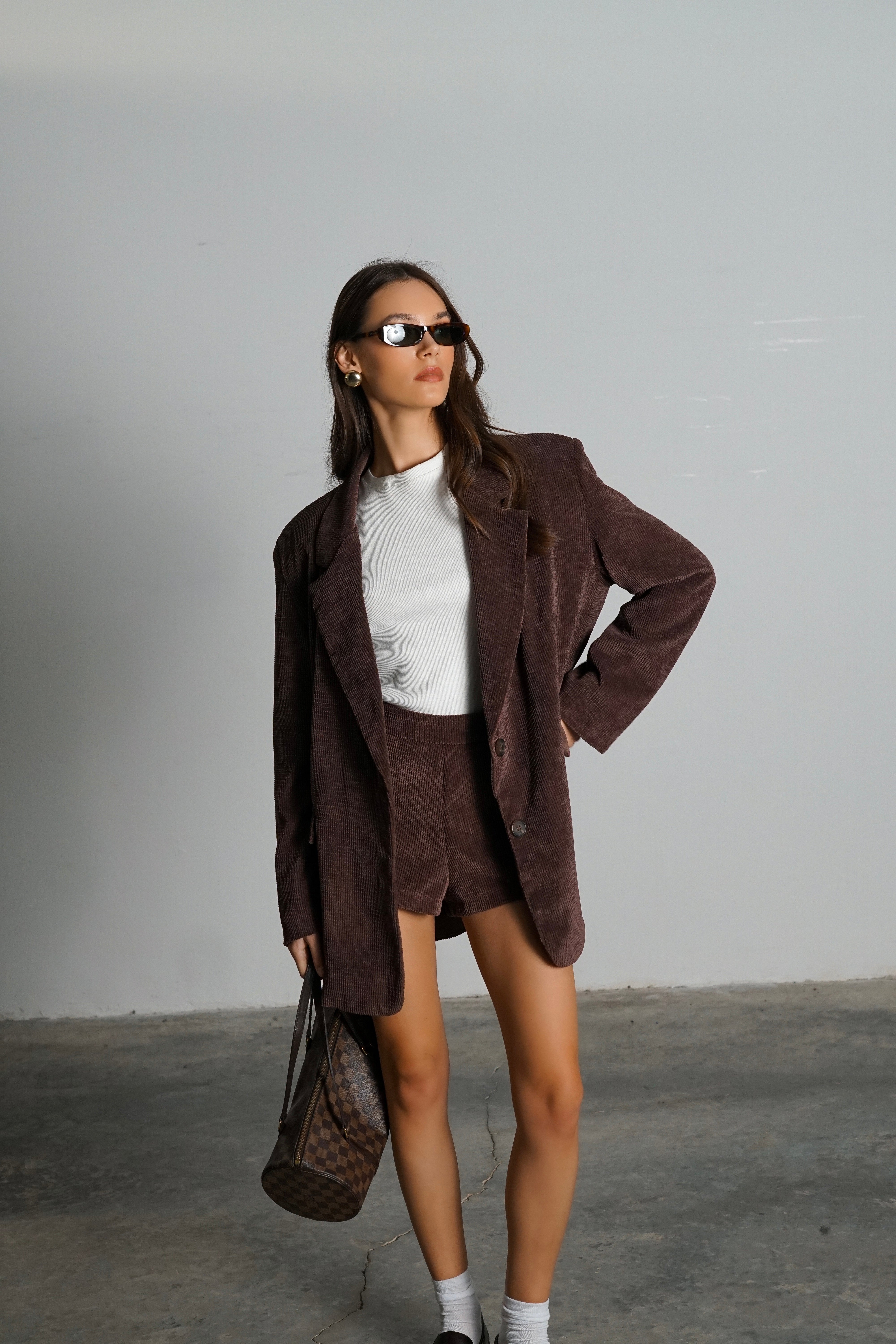 חליפת אנדטה קורדרוי-חום