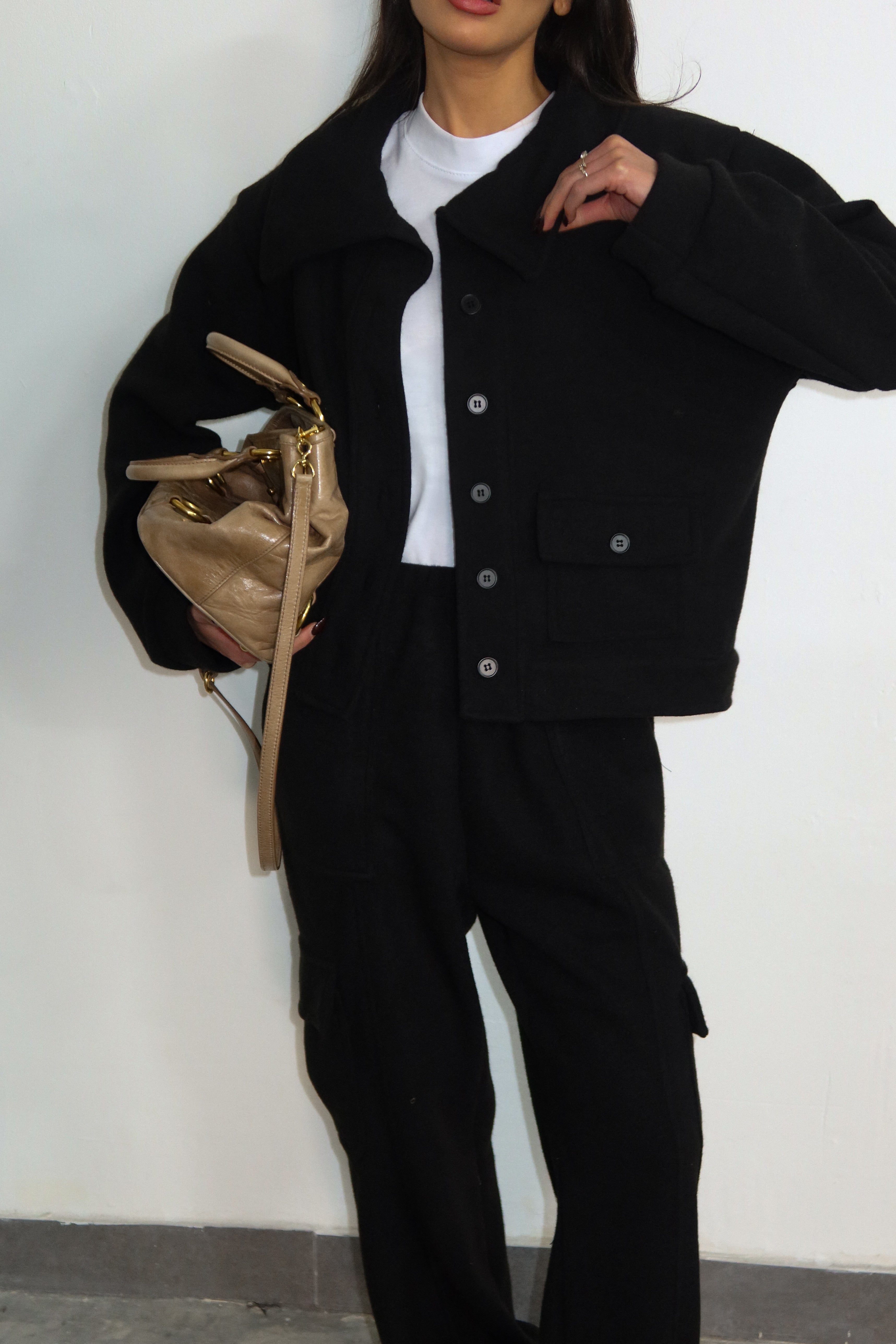 חליפת ג'ניס-שחור