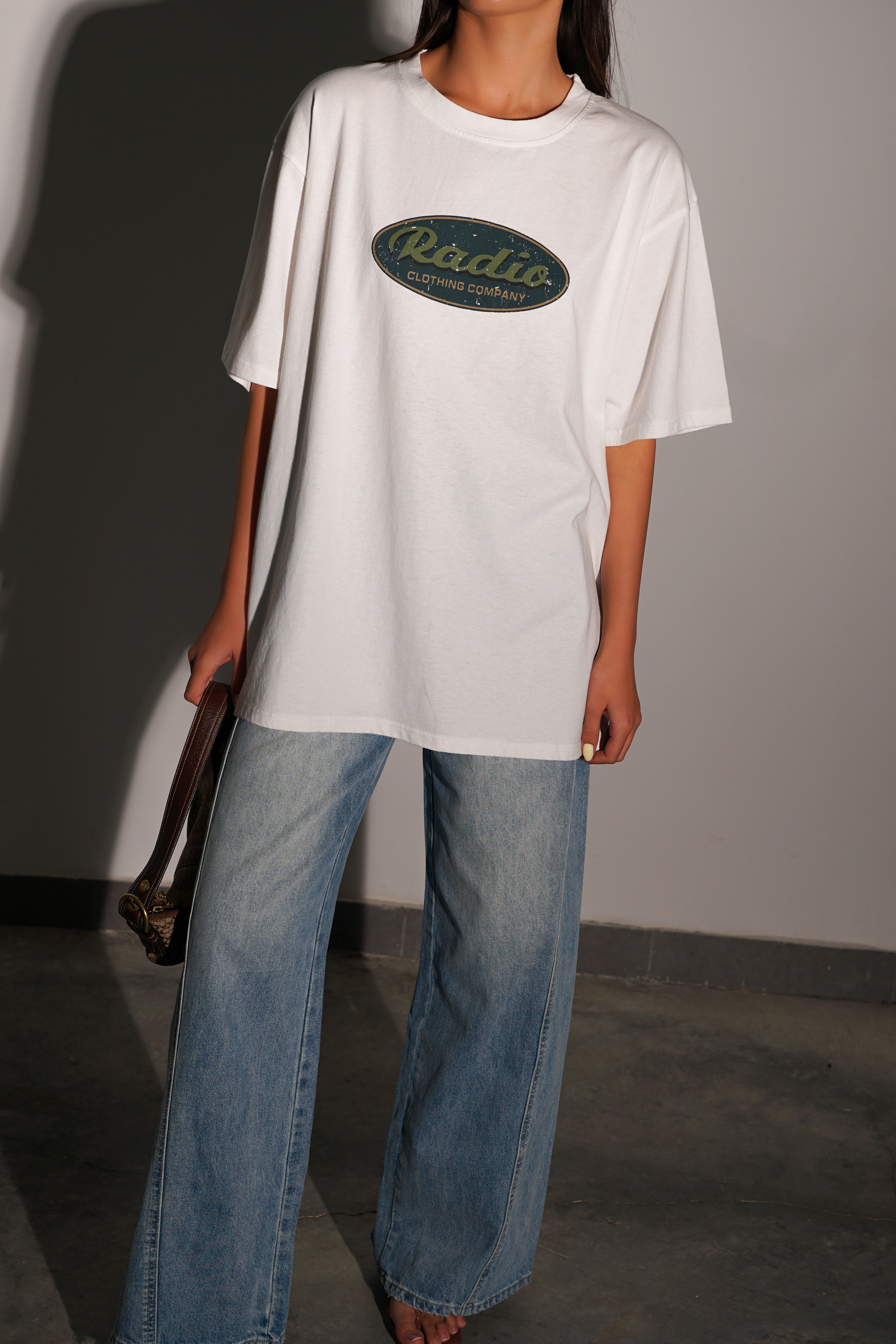 חולצת קרוס-לבן