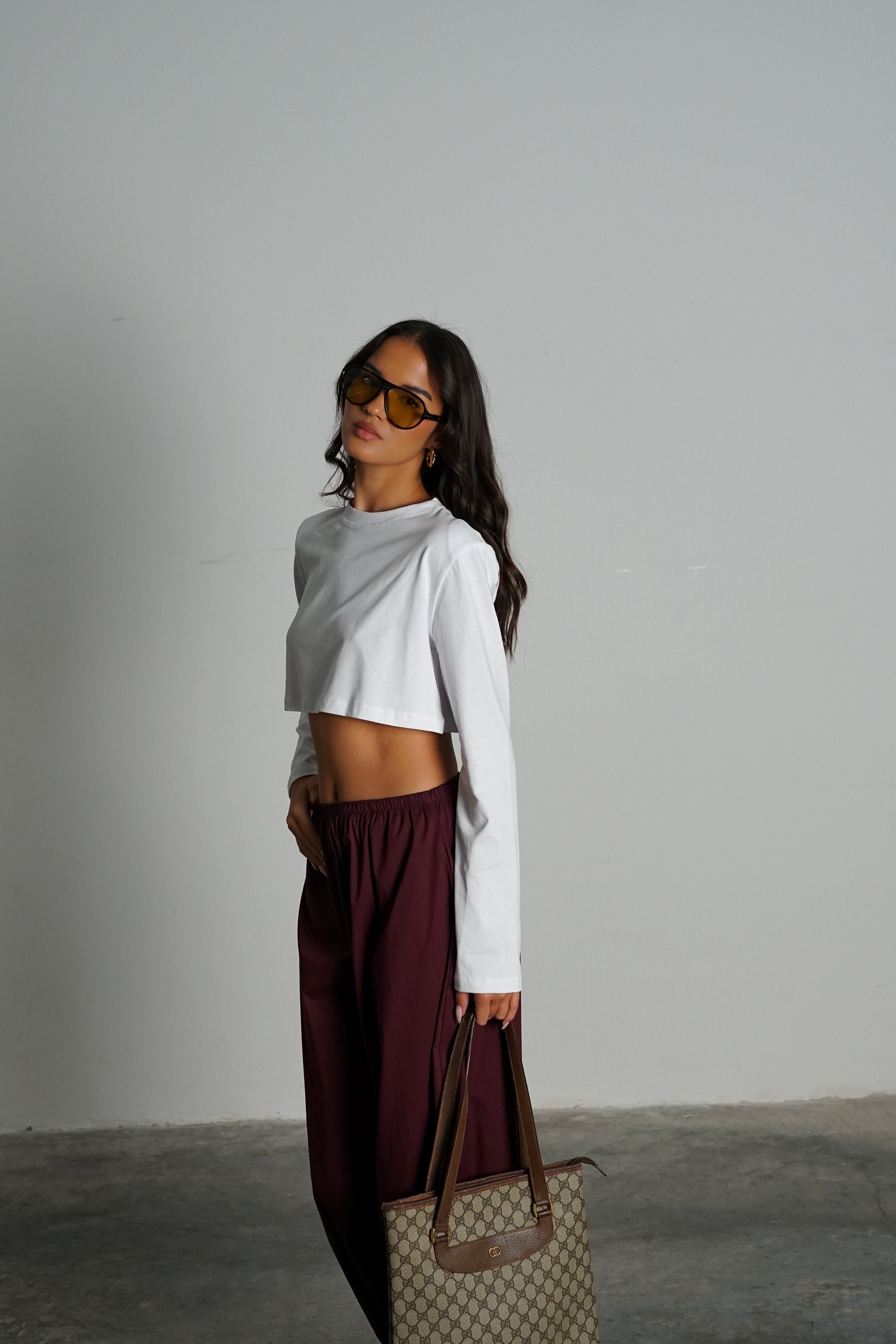 חולצת פופ-לבן