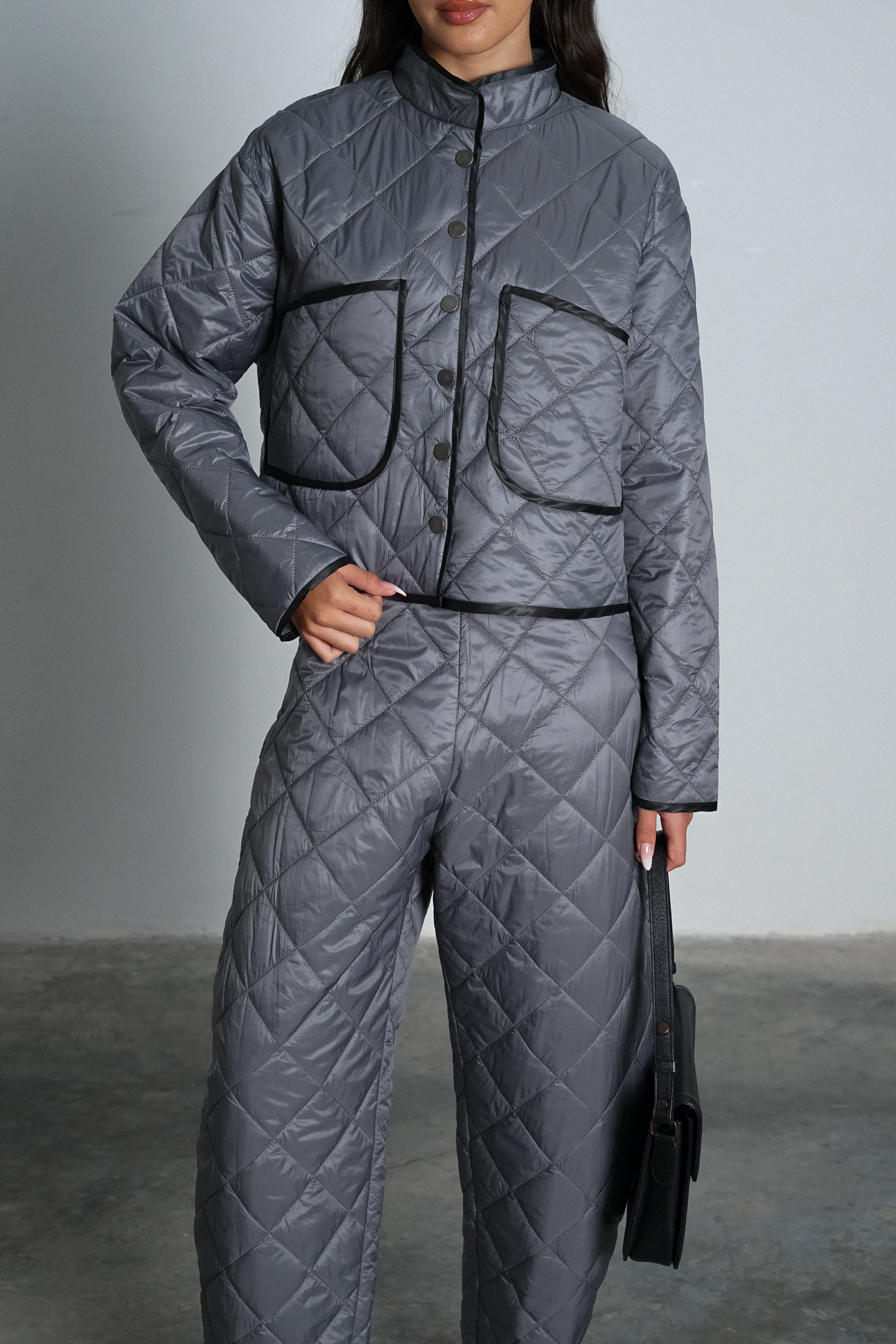 חליפת מלומה-אפור