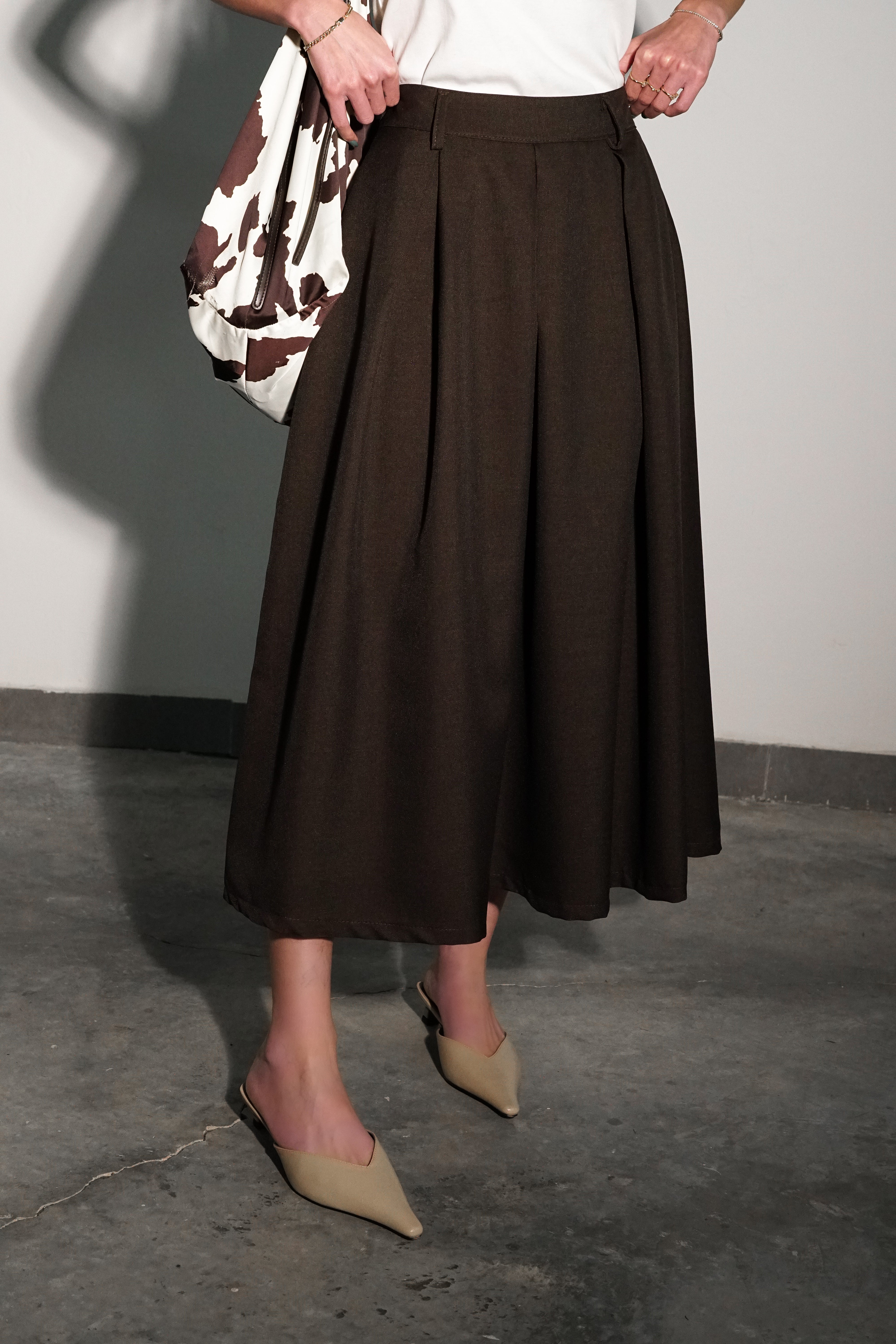 חצאית גרייס-חום