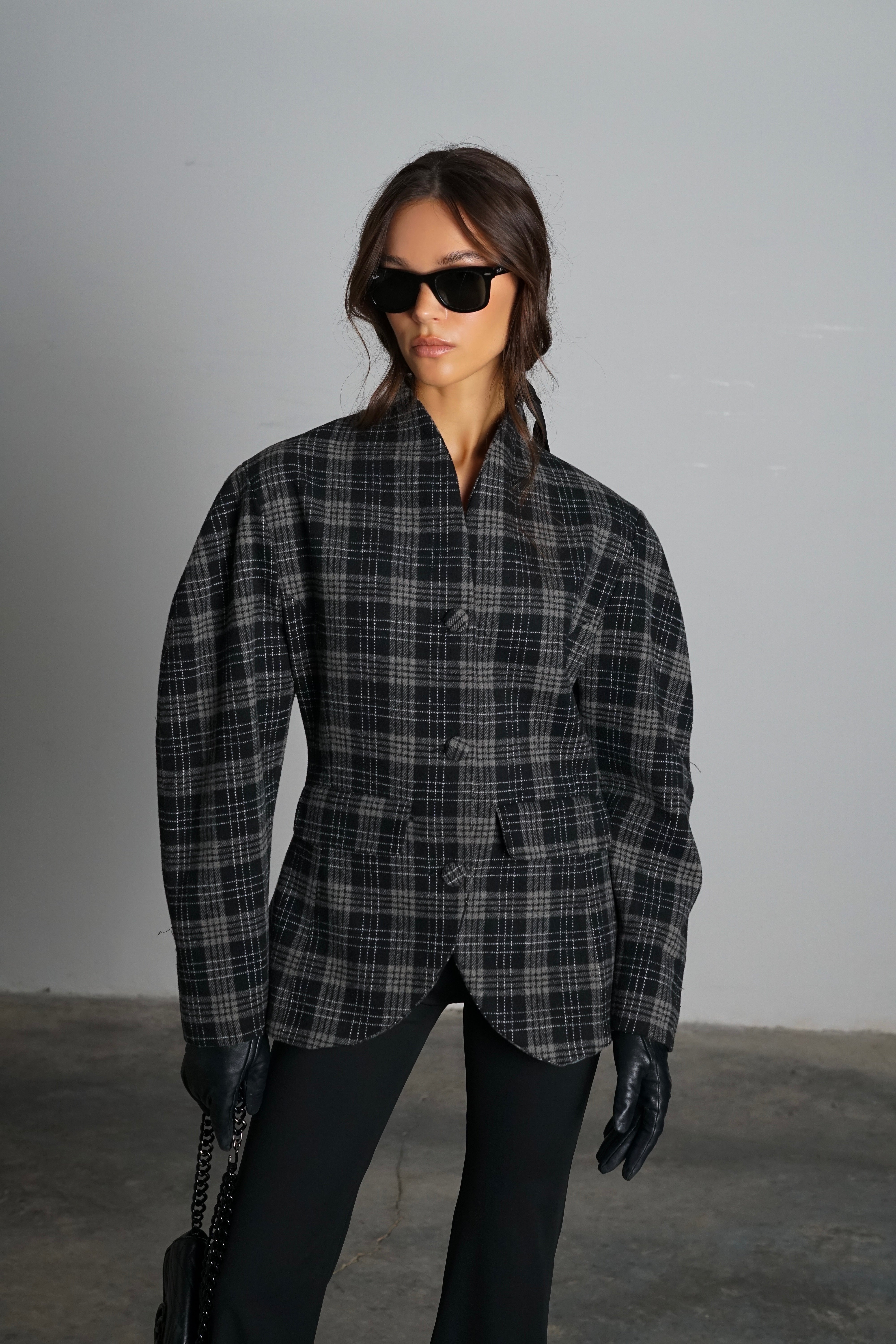 ג'קט מאלסיה-אפור