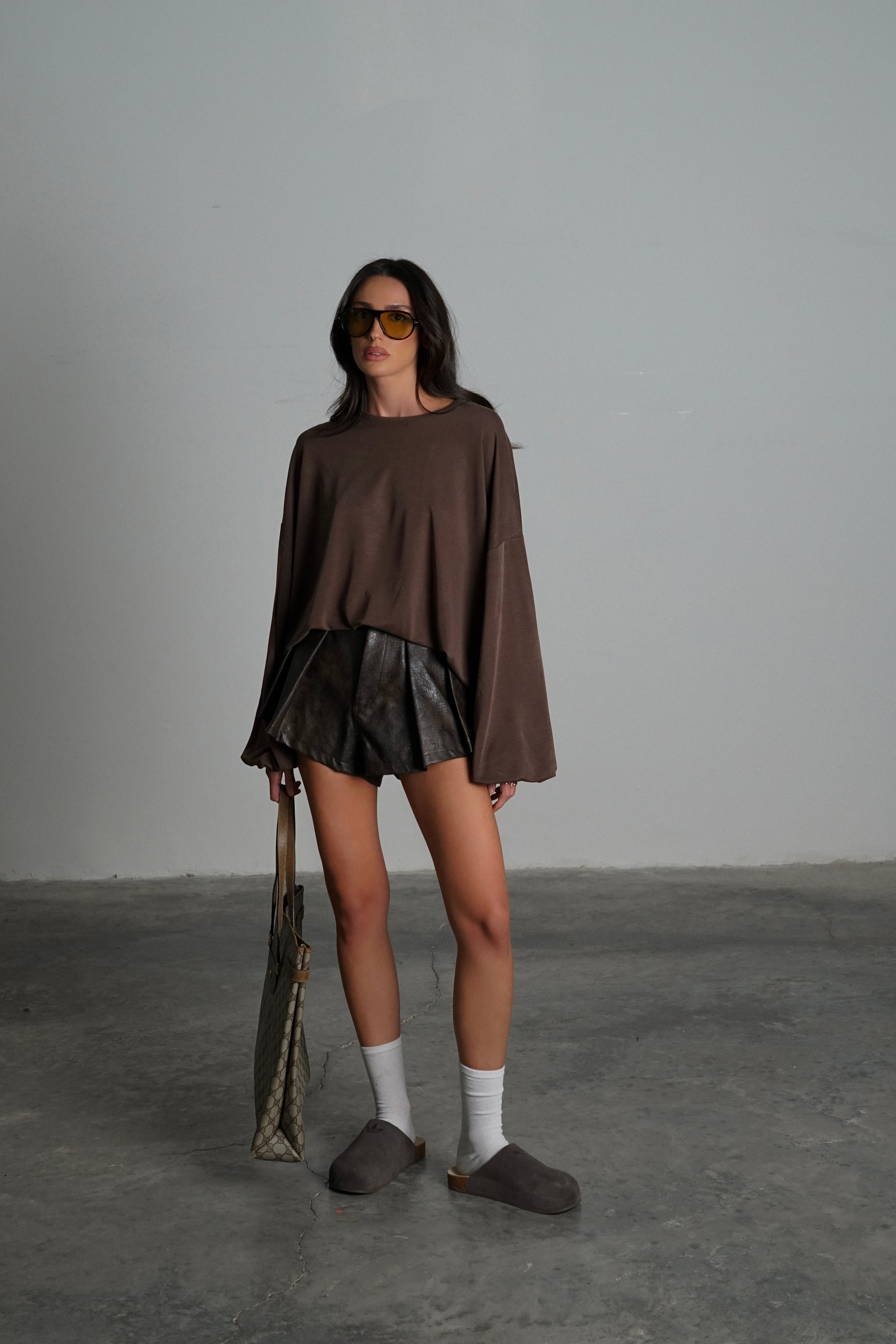 חולצת מייבי-חום