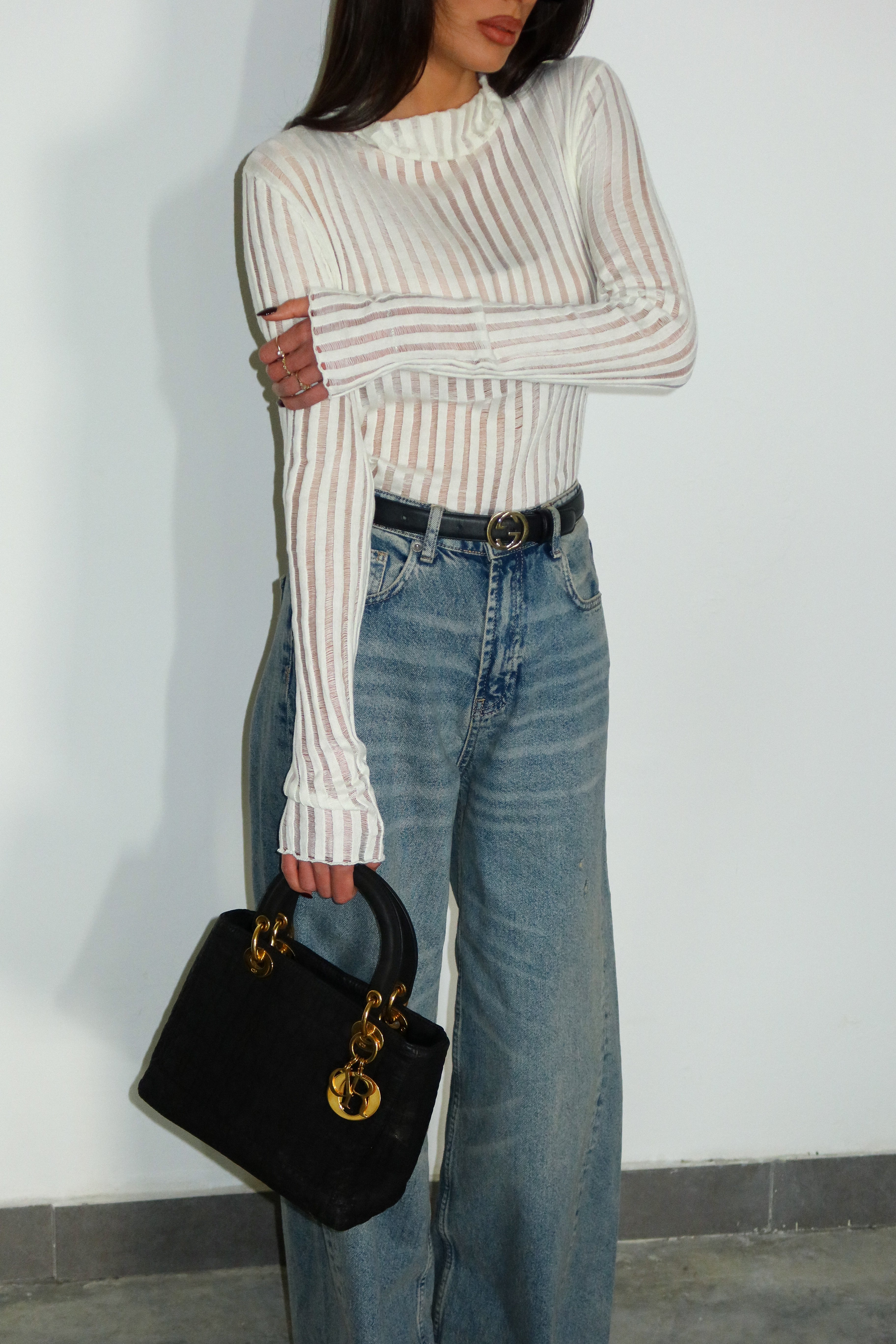 סריג ג'פסי-לבן