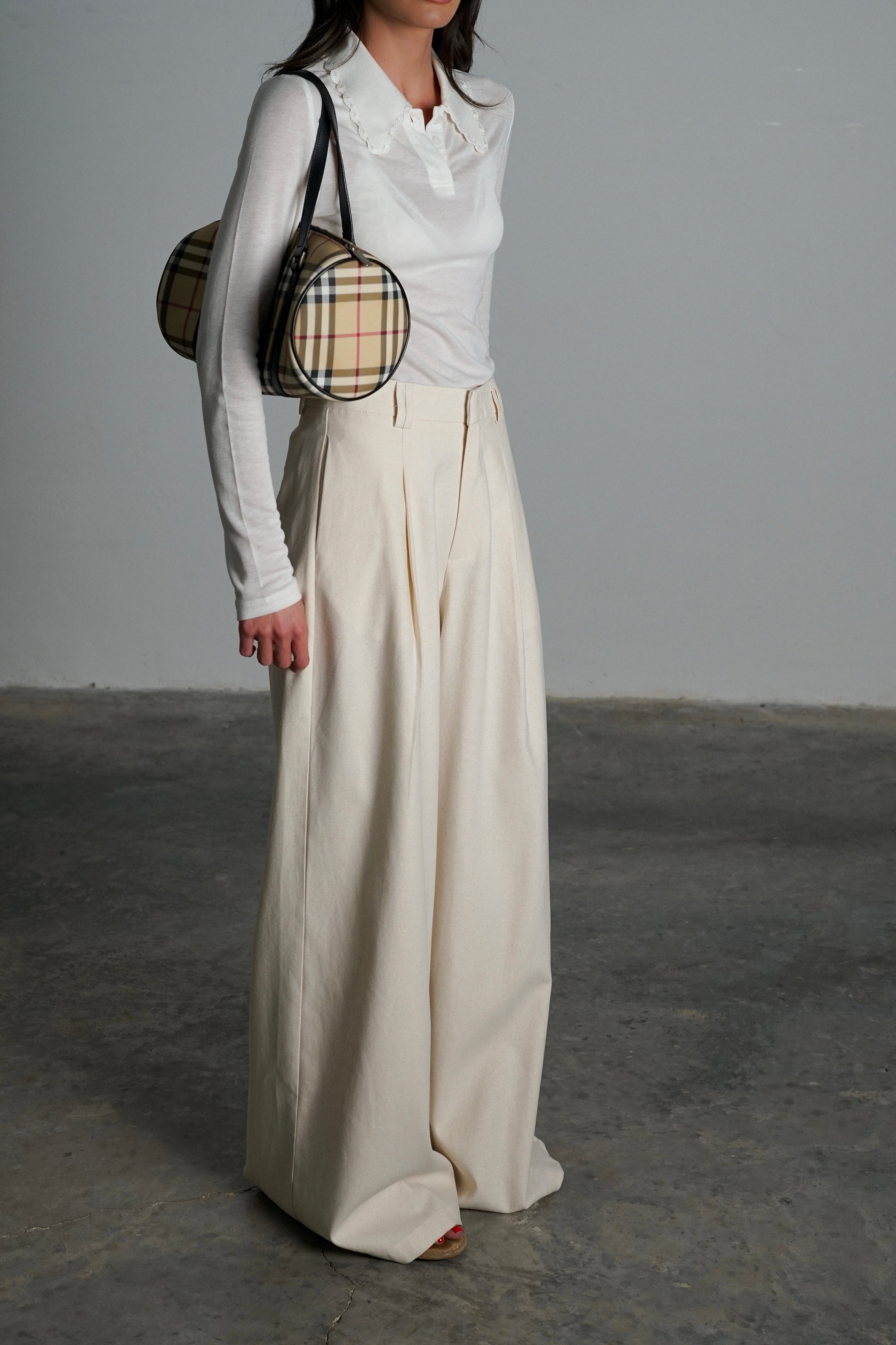 מכנסי רינו-שמנת