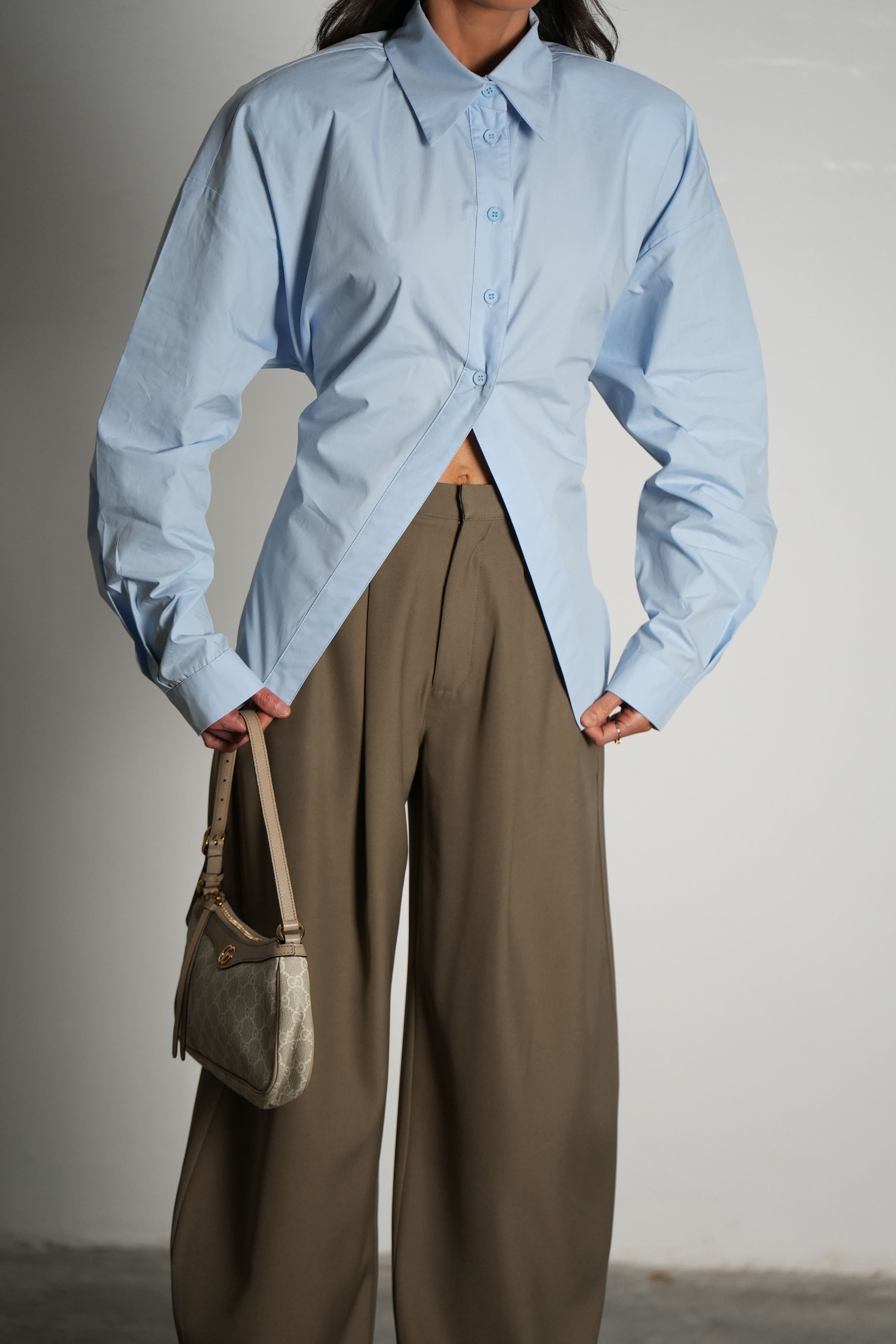 חולצת פיארה-תכלת