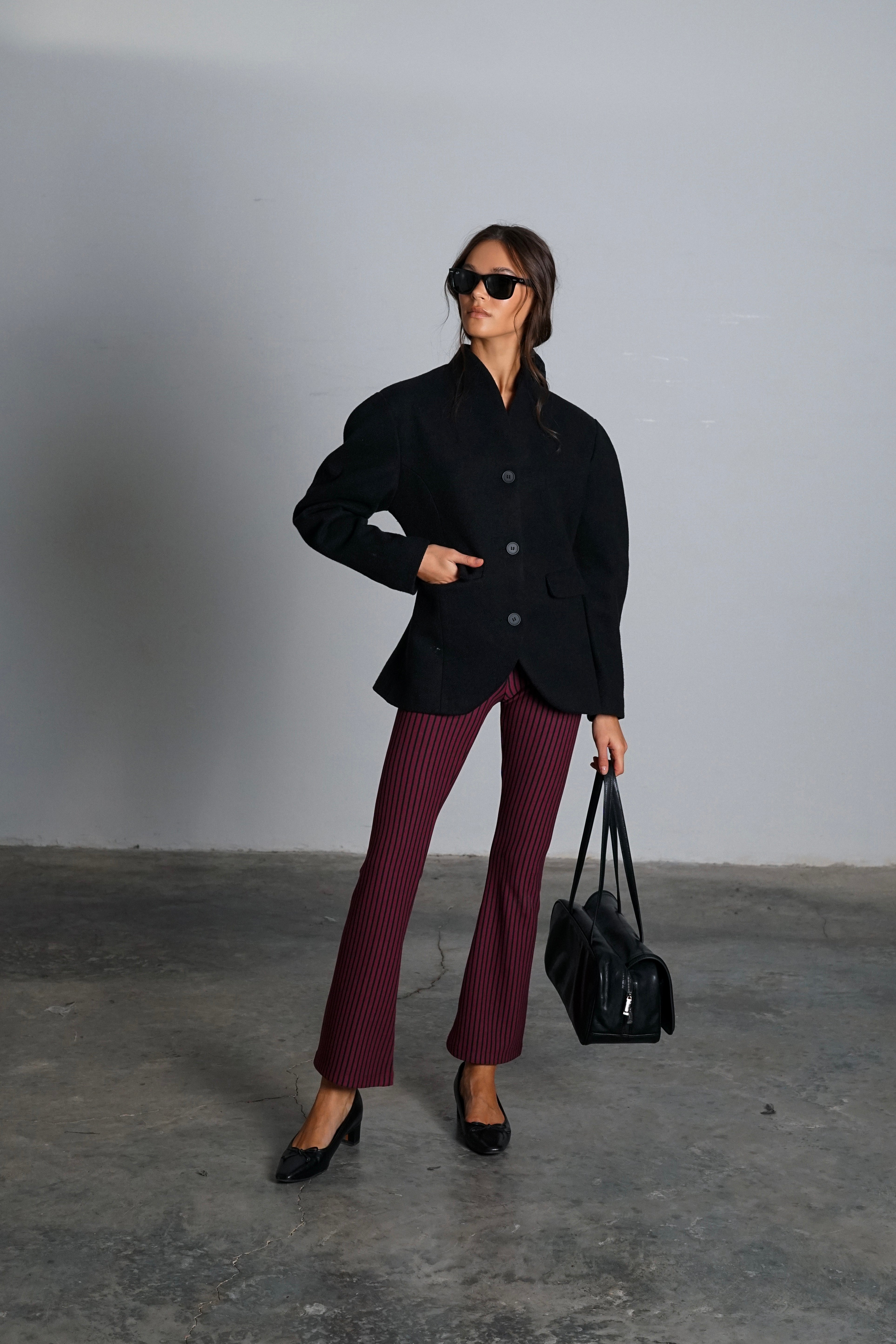 ג'קט מאלסיה-שחור