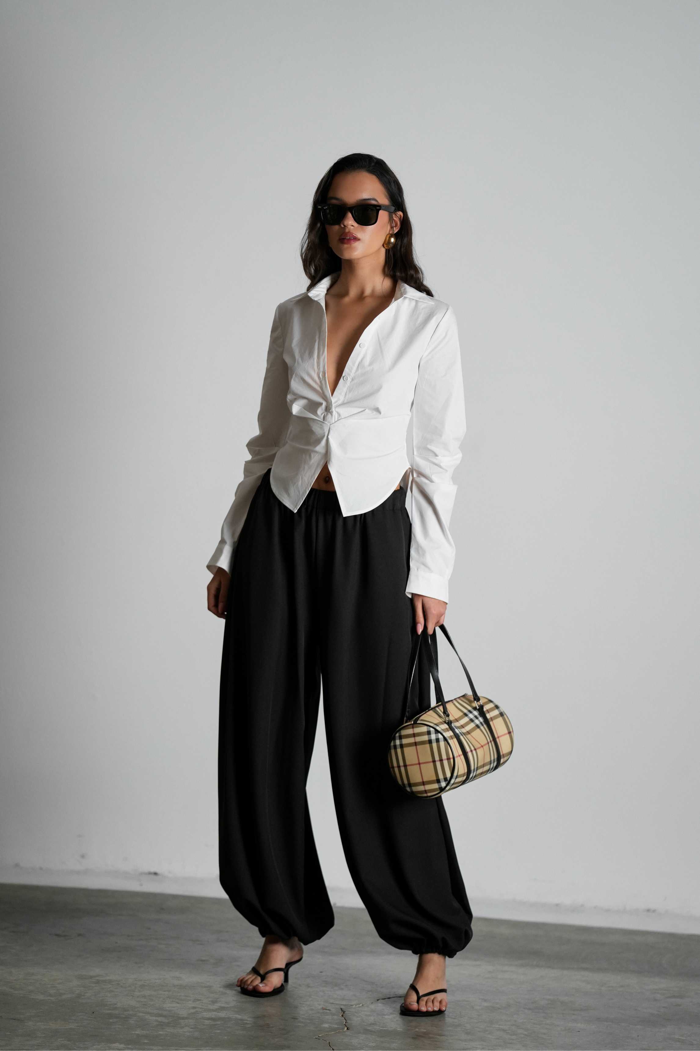 מכנסי טייטל-שחור