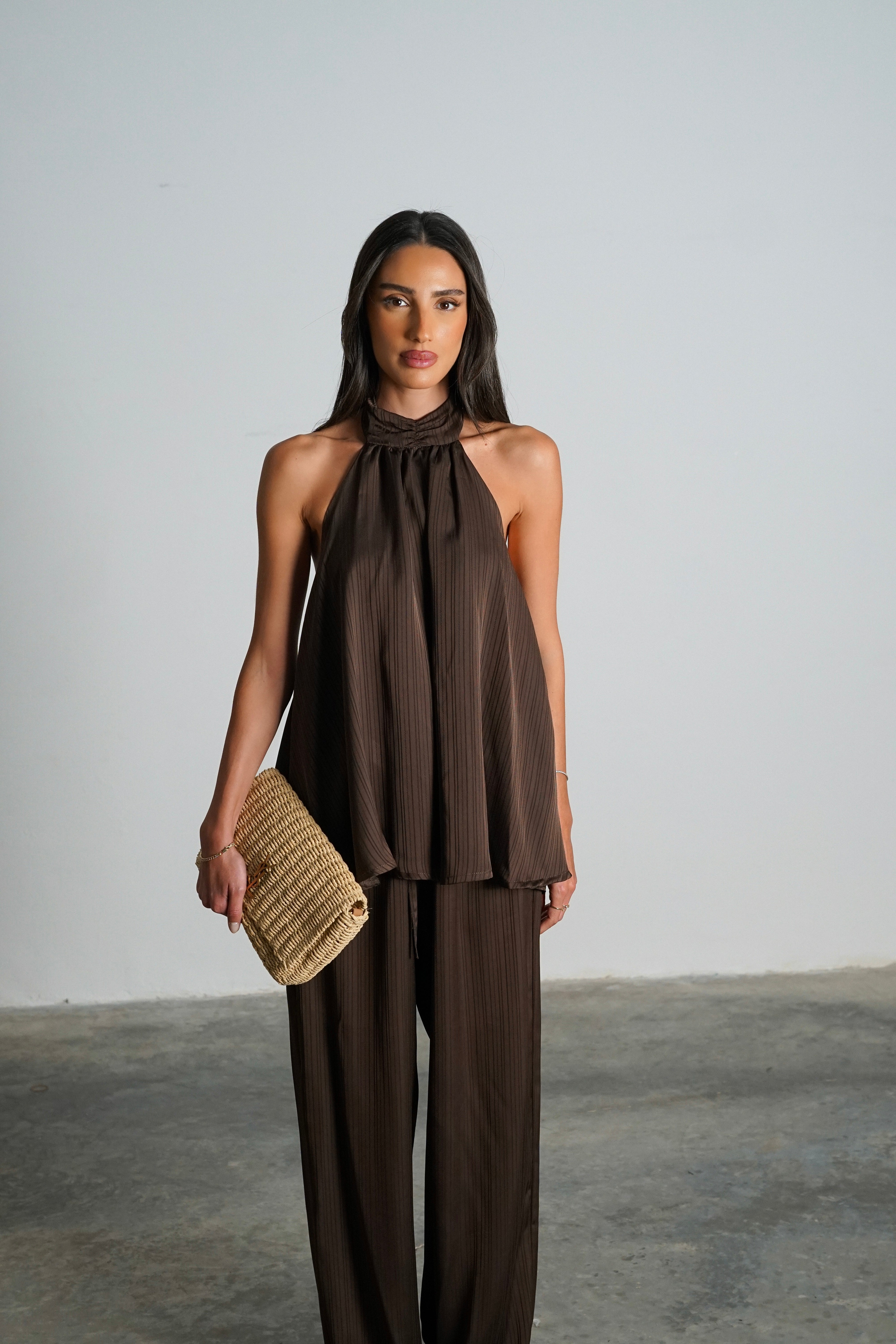 חליפת מקיאטו-חום