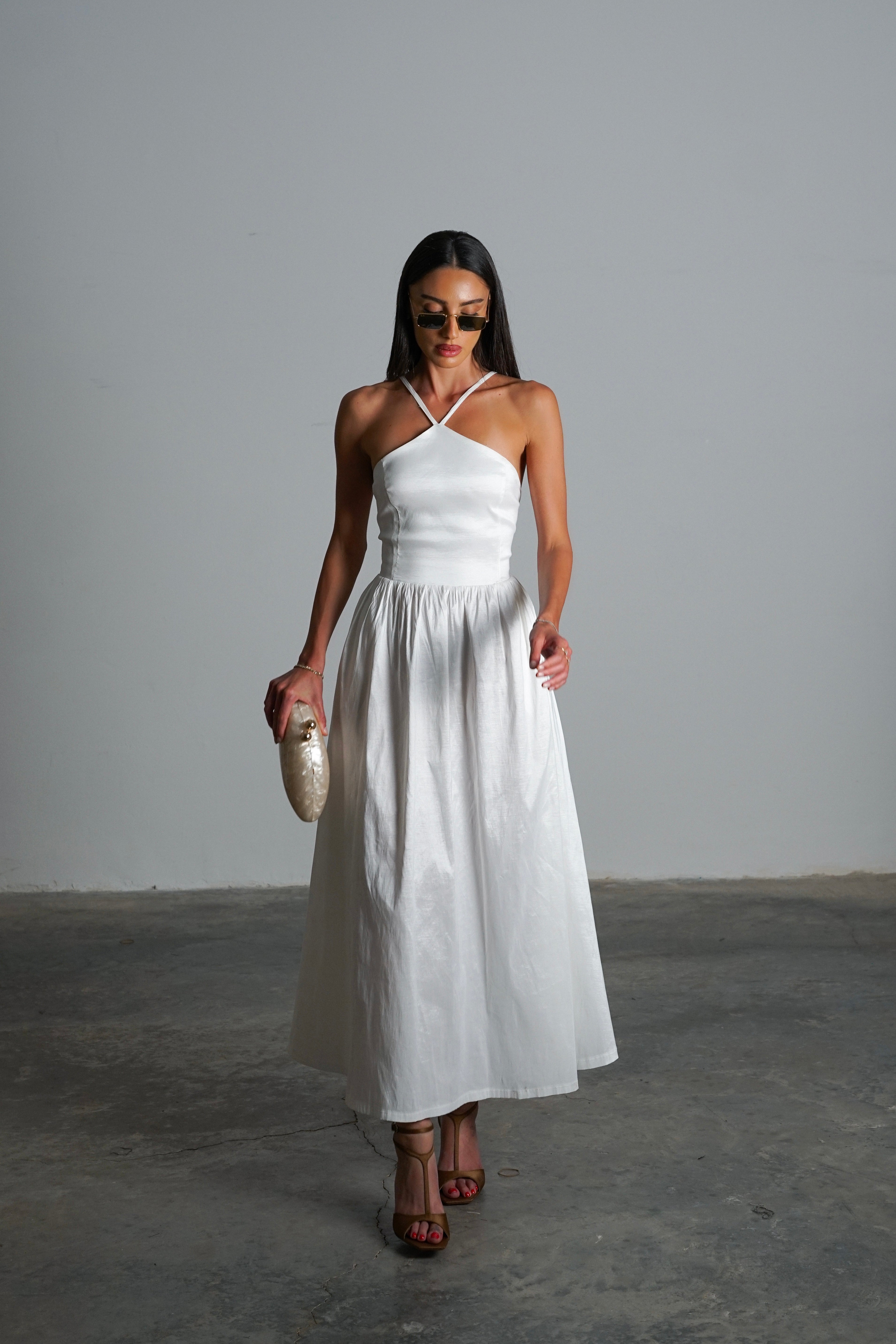 שמלת לינקי-לבן