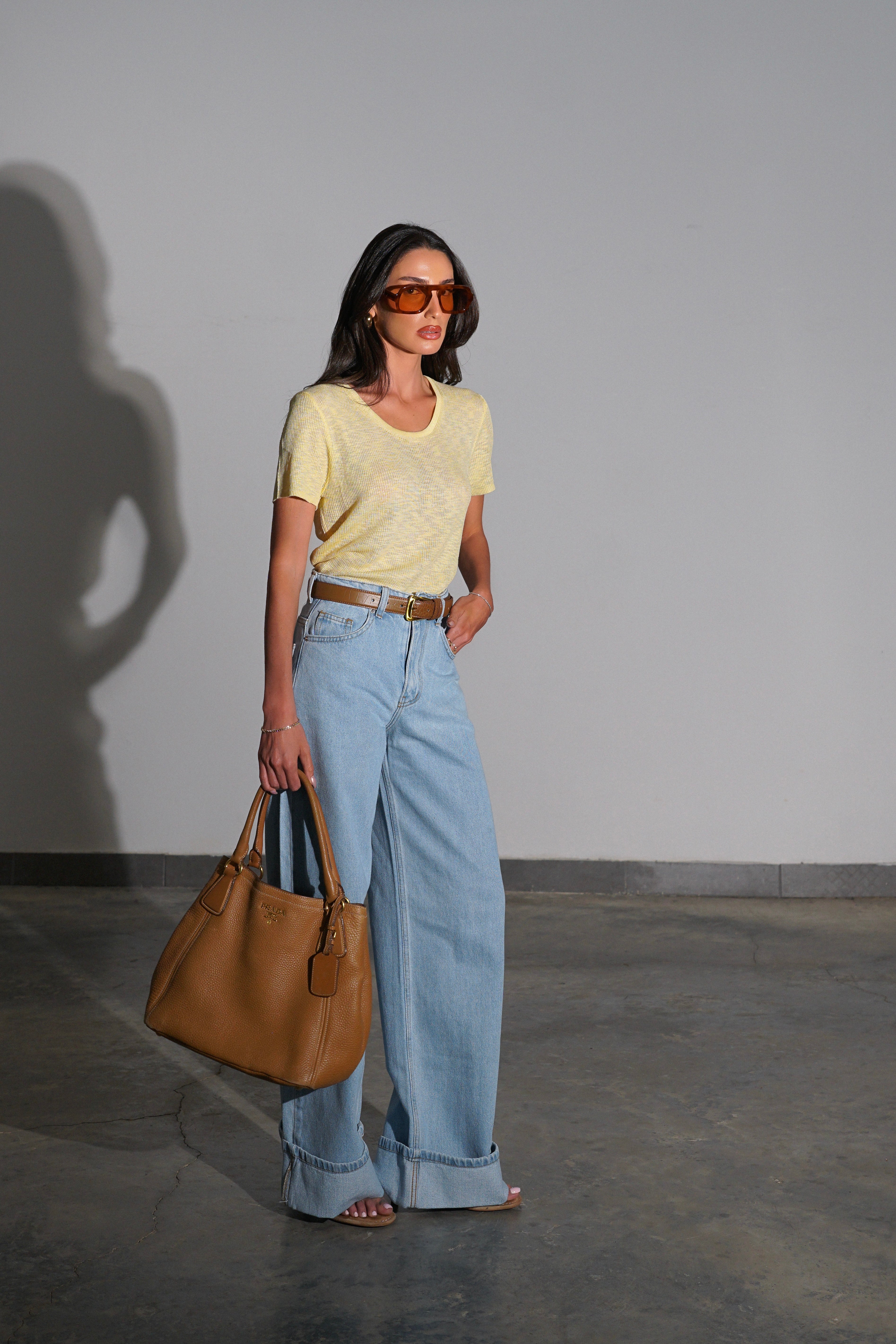 חולצת קירי-צהוב