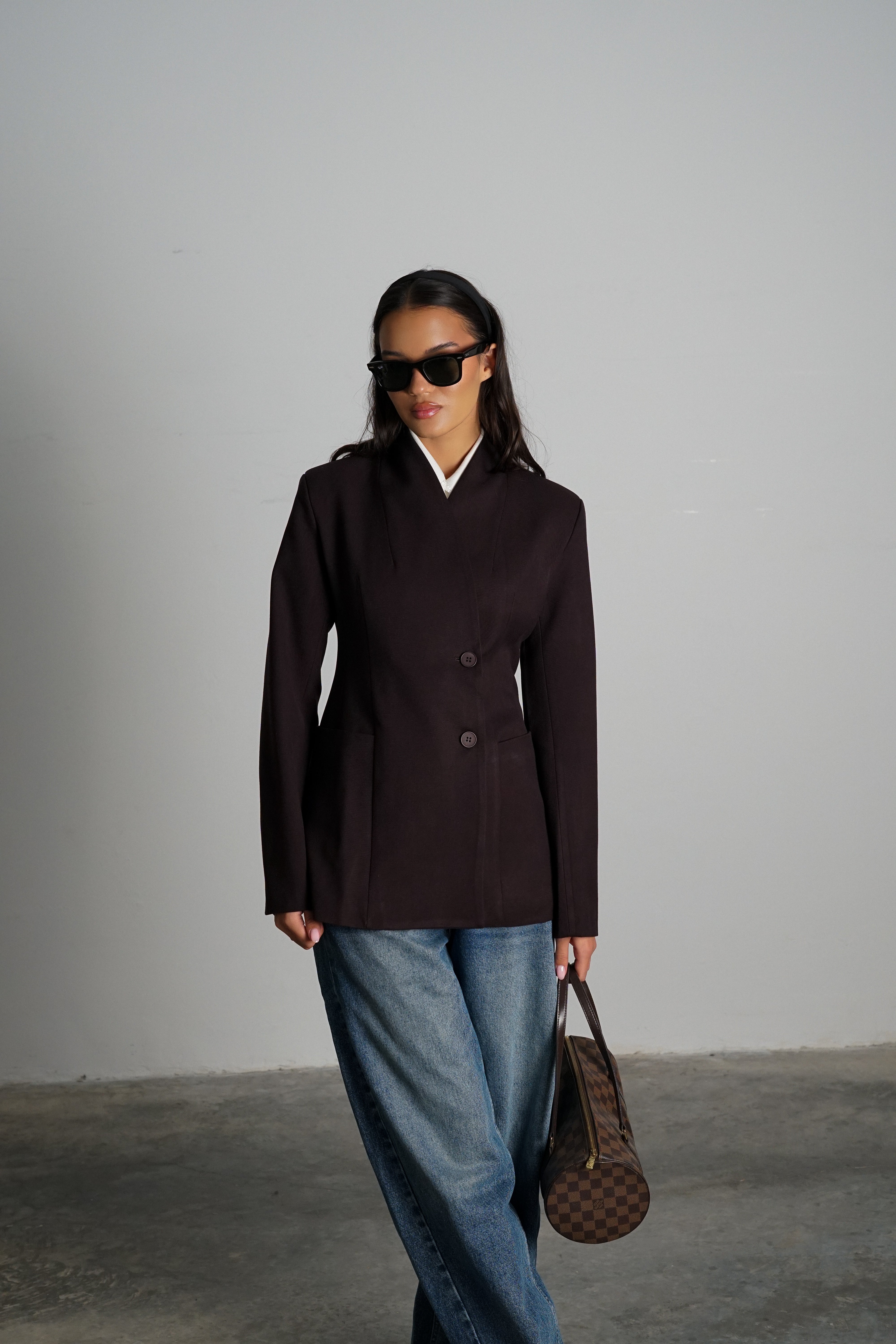 ג'קט מיירון-חום