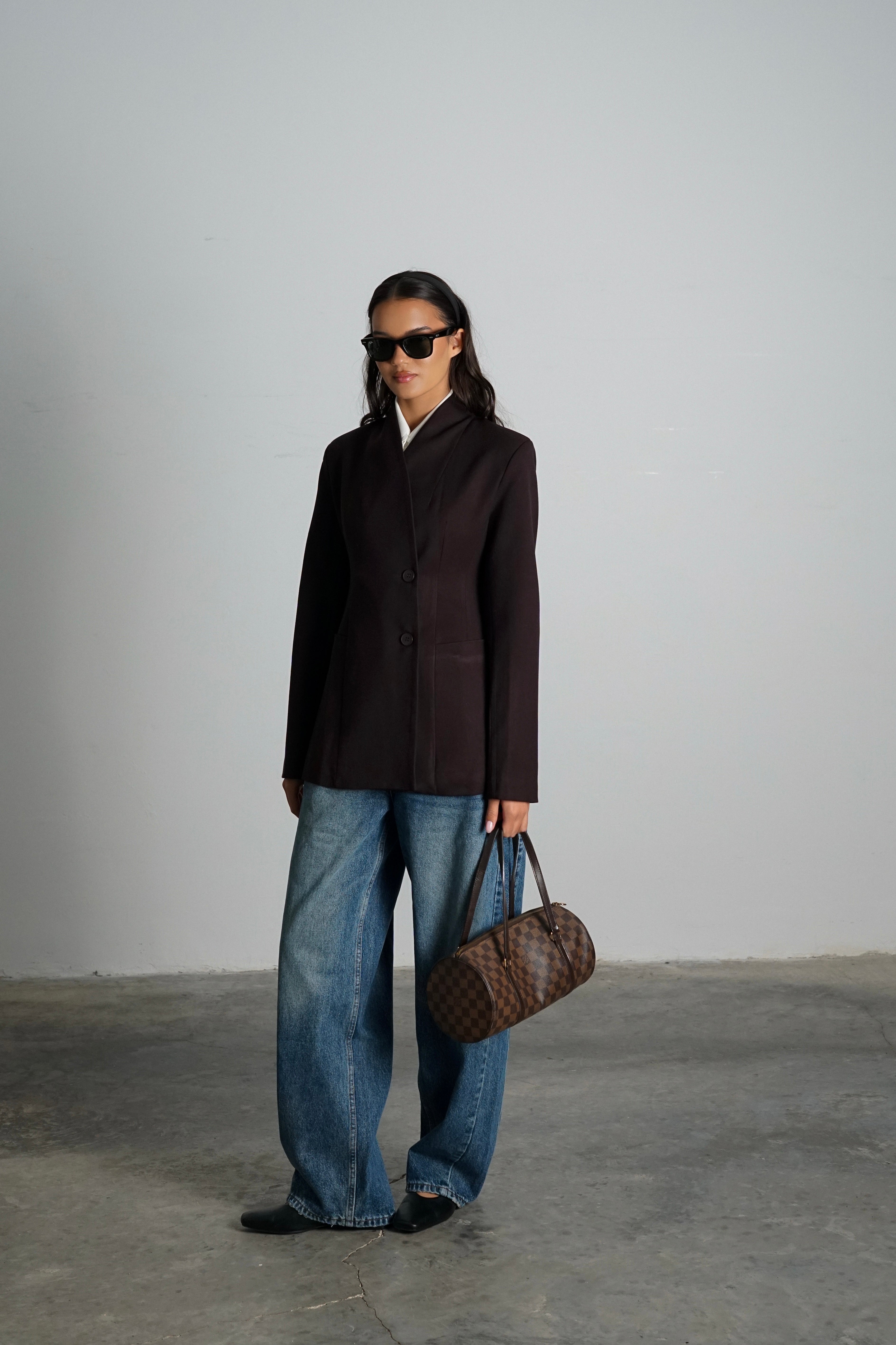 ג'קט מיירון-חום