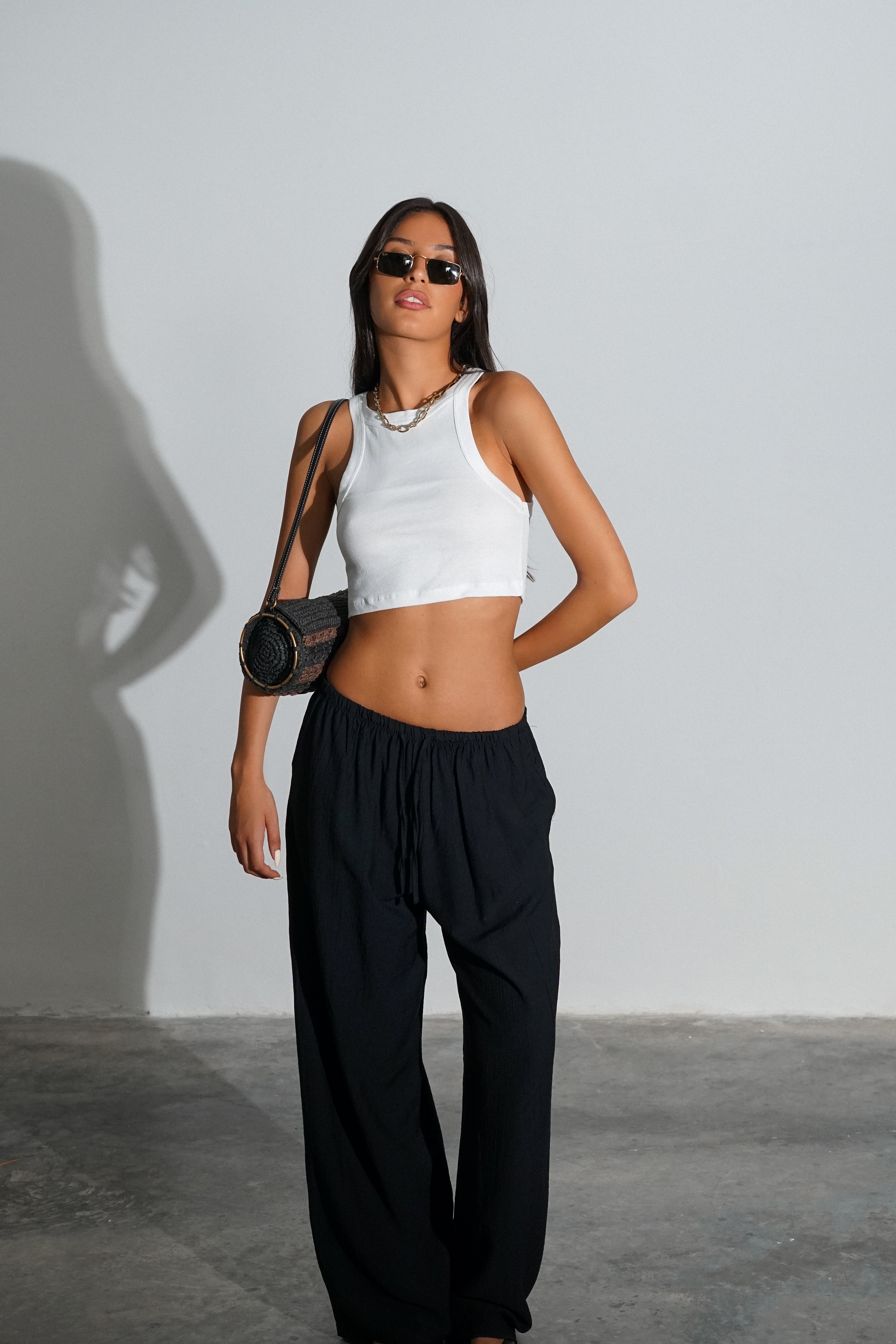 מכנסי אלכסה-שחור