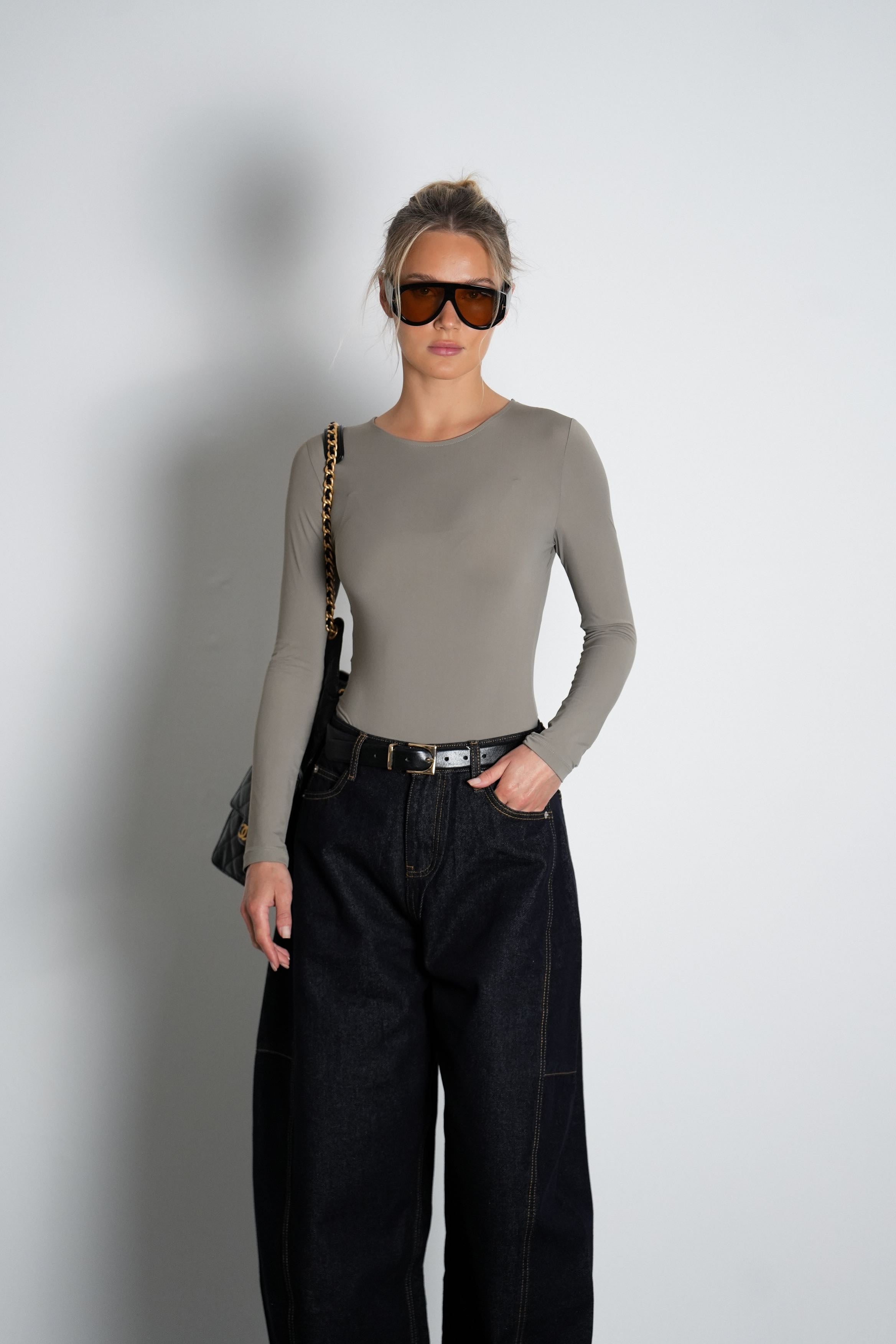 בגד גוף מילגה-חאקי