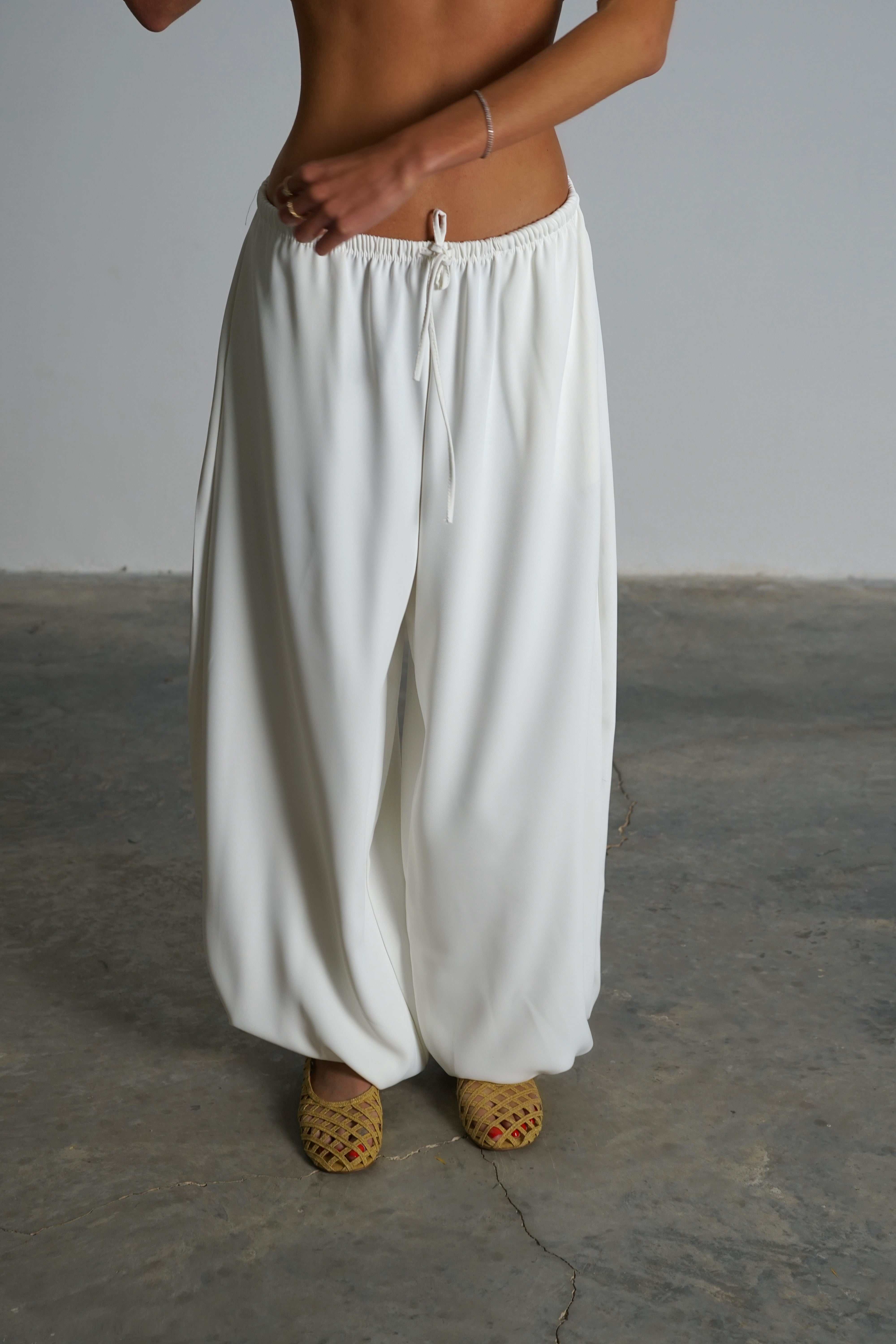 מכנסי קמיקי-לבן